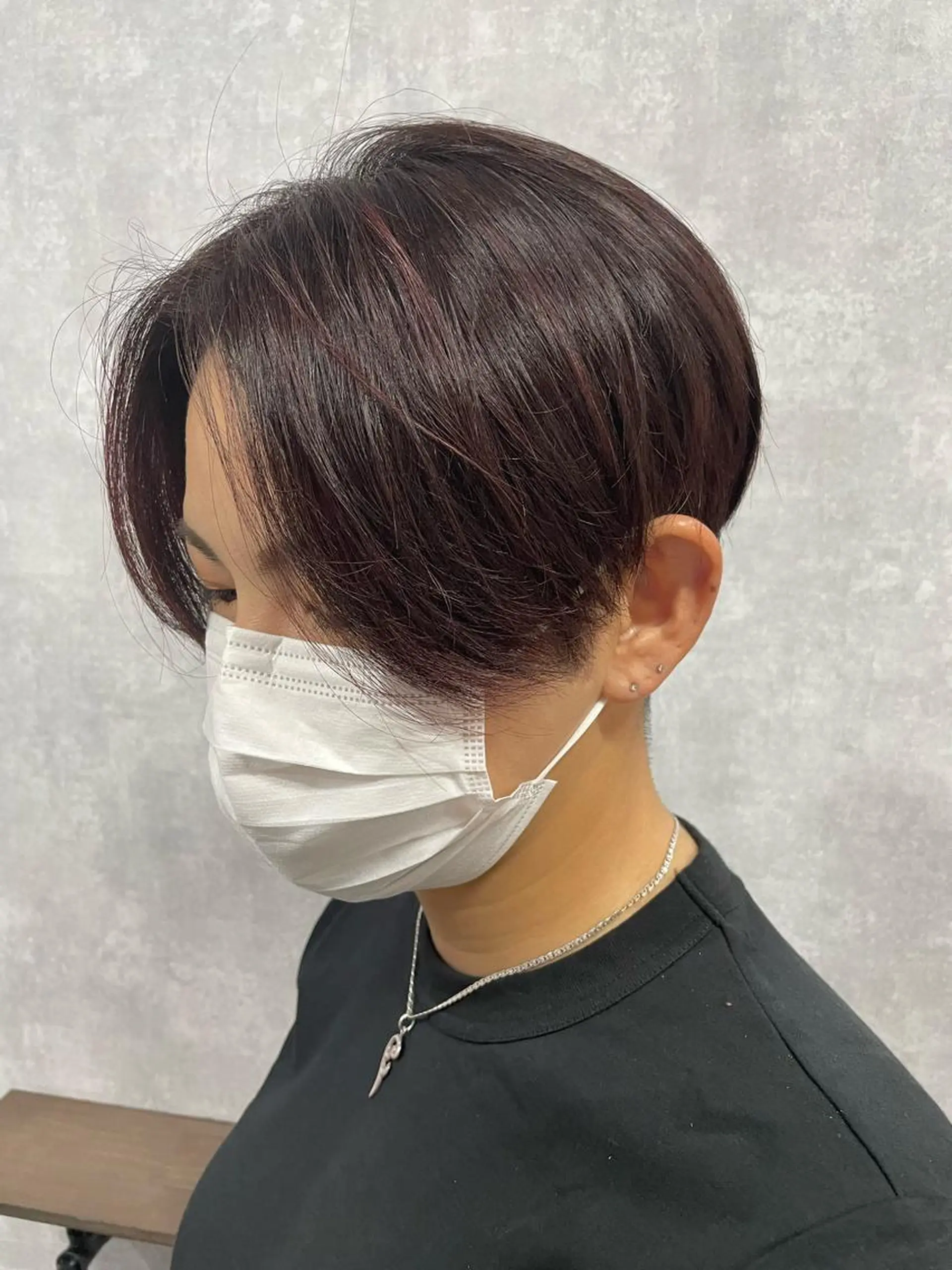 ショート 切りっぱなしボブ ショートボブ ハンサムショート 丸みショート アッシュ カット ヘアカラー トリートメント C’LD hair produce /シールドヘア所属・モテ髪/ボブ/ショー ト/アダチフウトのヘアスタイル