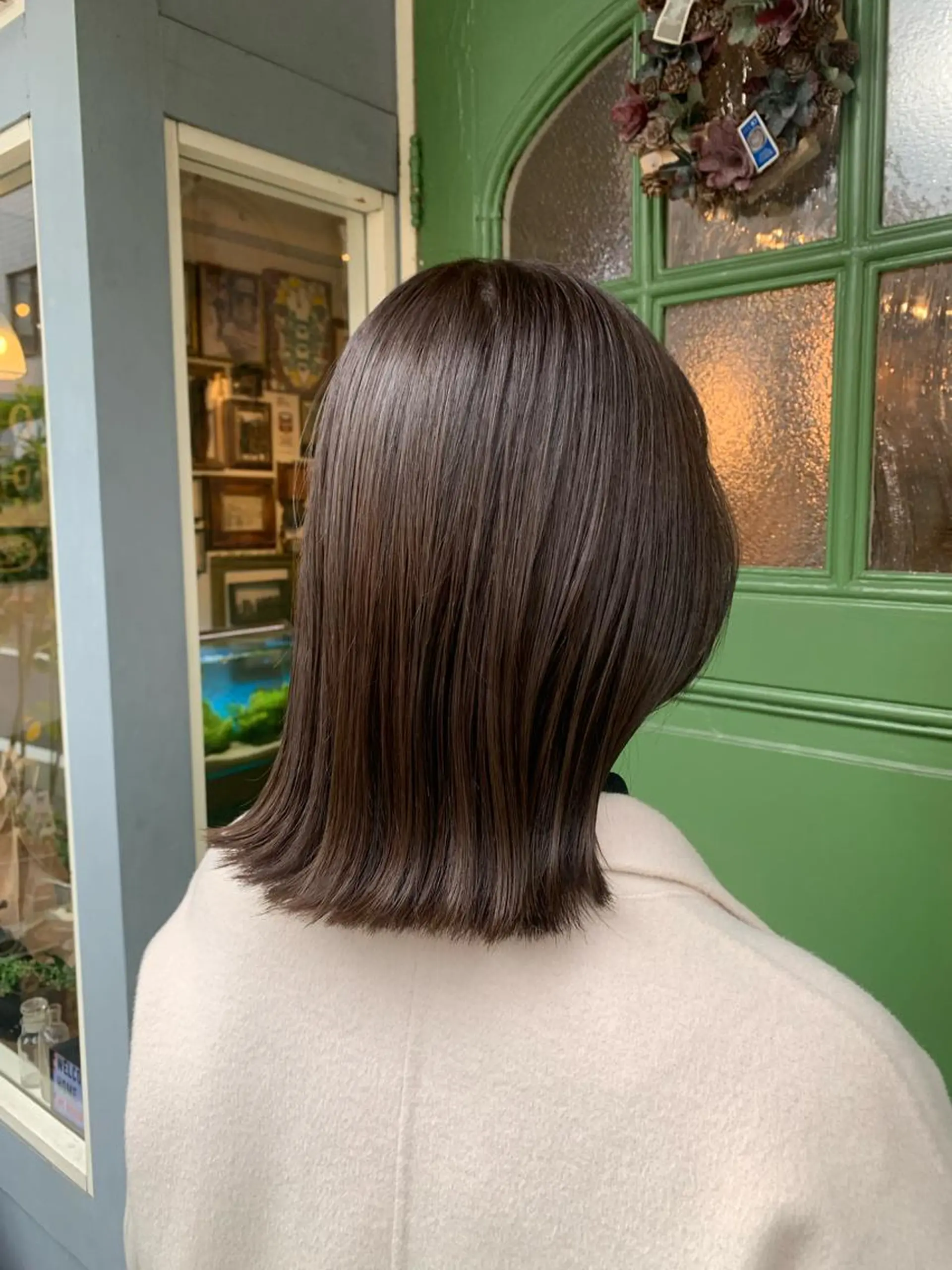 ミディアム カラー カット ヘアカラー トリートメント ヘッドスパ 清水千優/パーマ/透 明感カラー/メンズのヘアスタイル