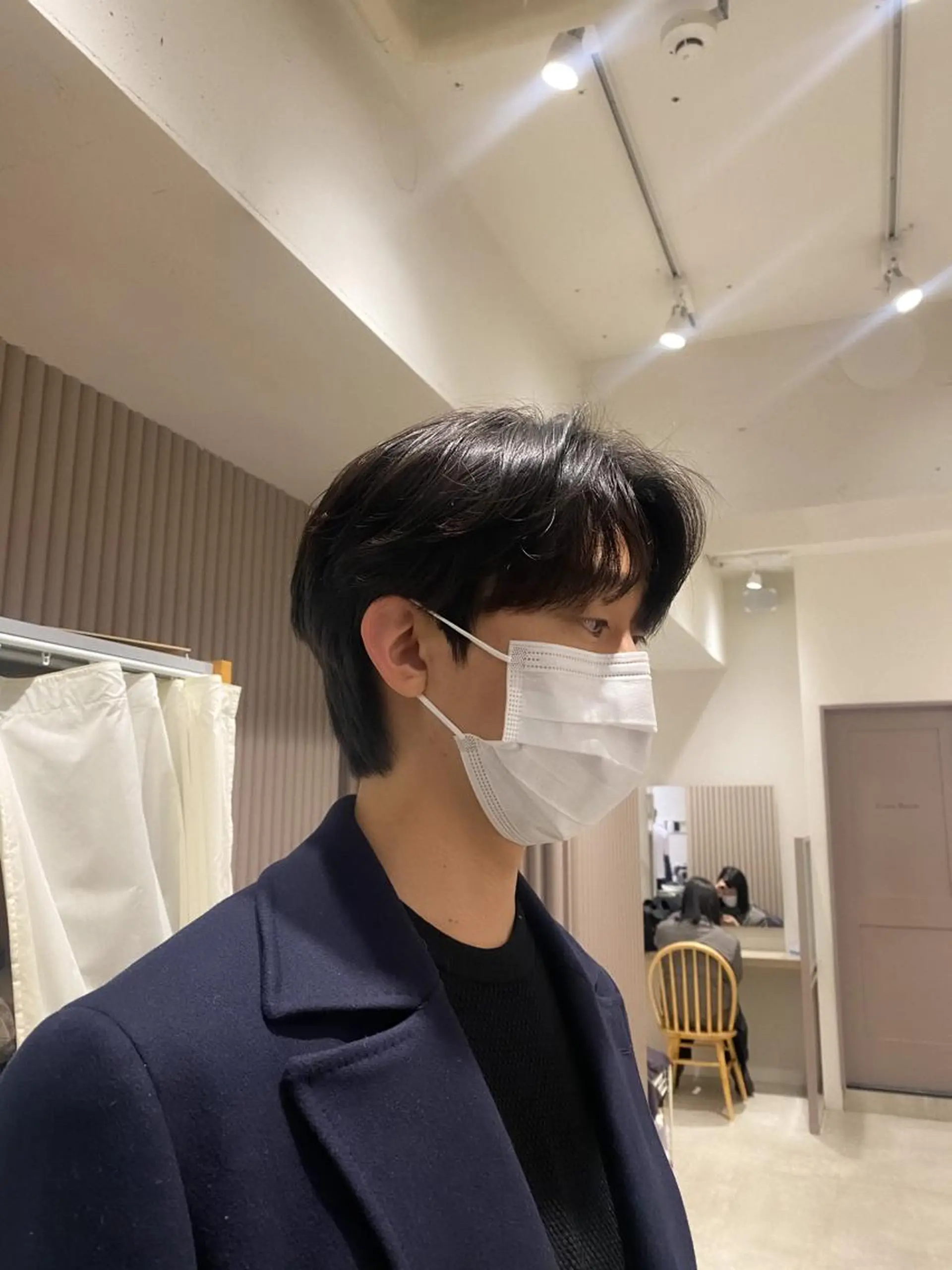 ショート パーマ メンズ カルマパーマ メンズパーマ カット パーマ トリートメント ヘッドスパ ヘアセット 韓国メンズヘア専門 RYO 表参道/原宿のヘアスタイル