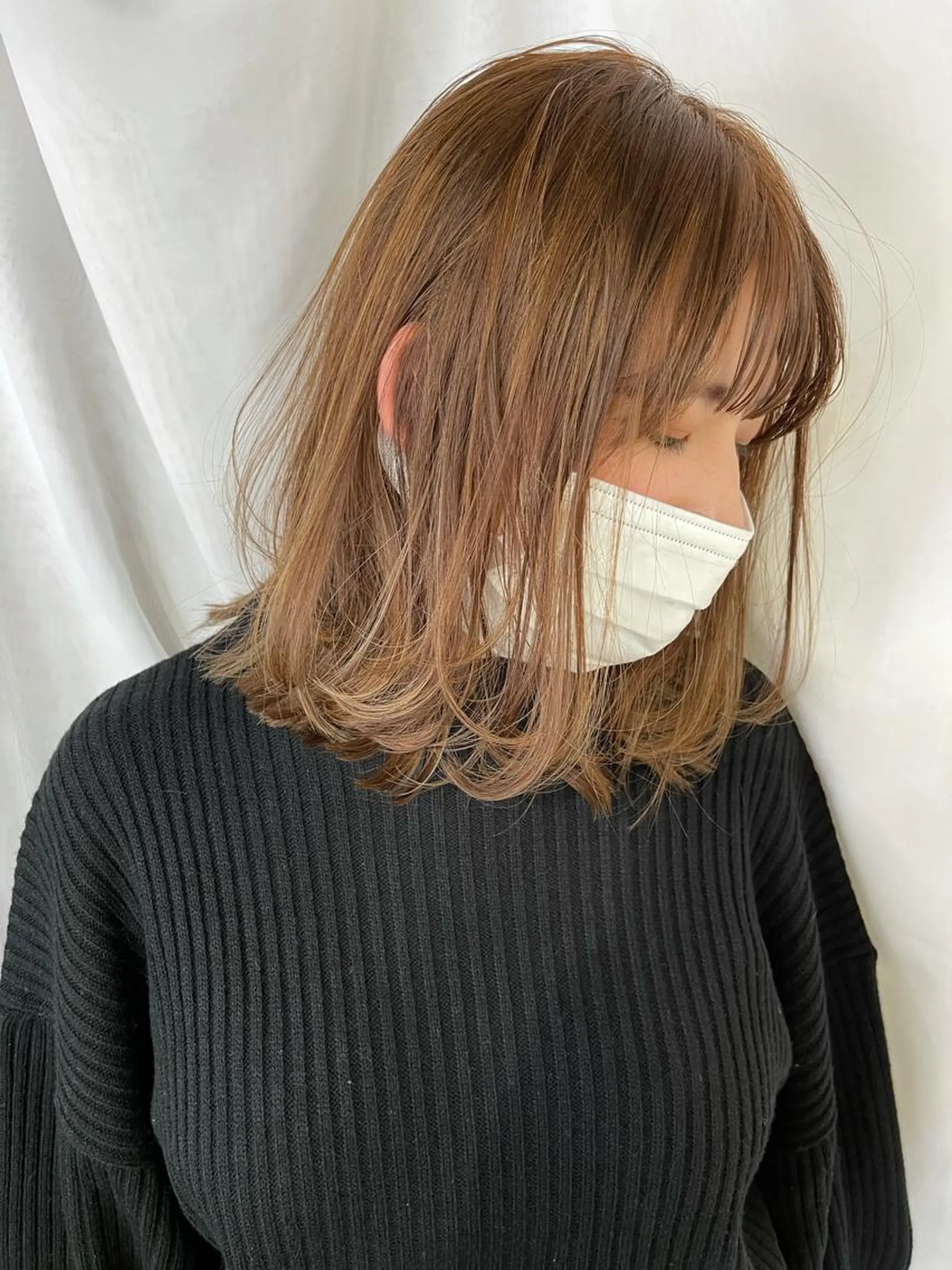 ミディアム ヘアカラー Peyp所属・早瀬 裕之のヘアスタイル