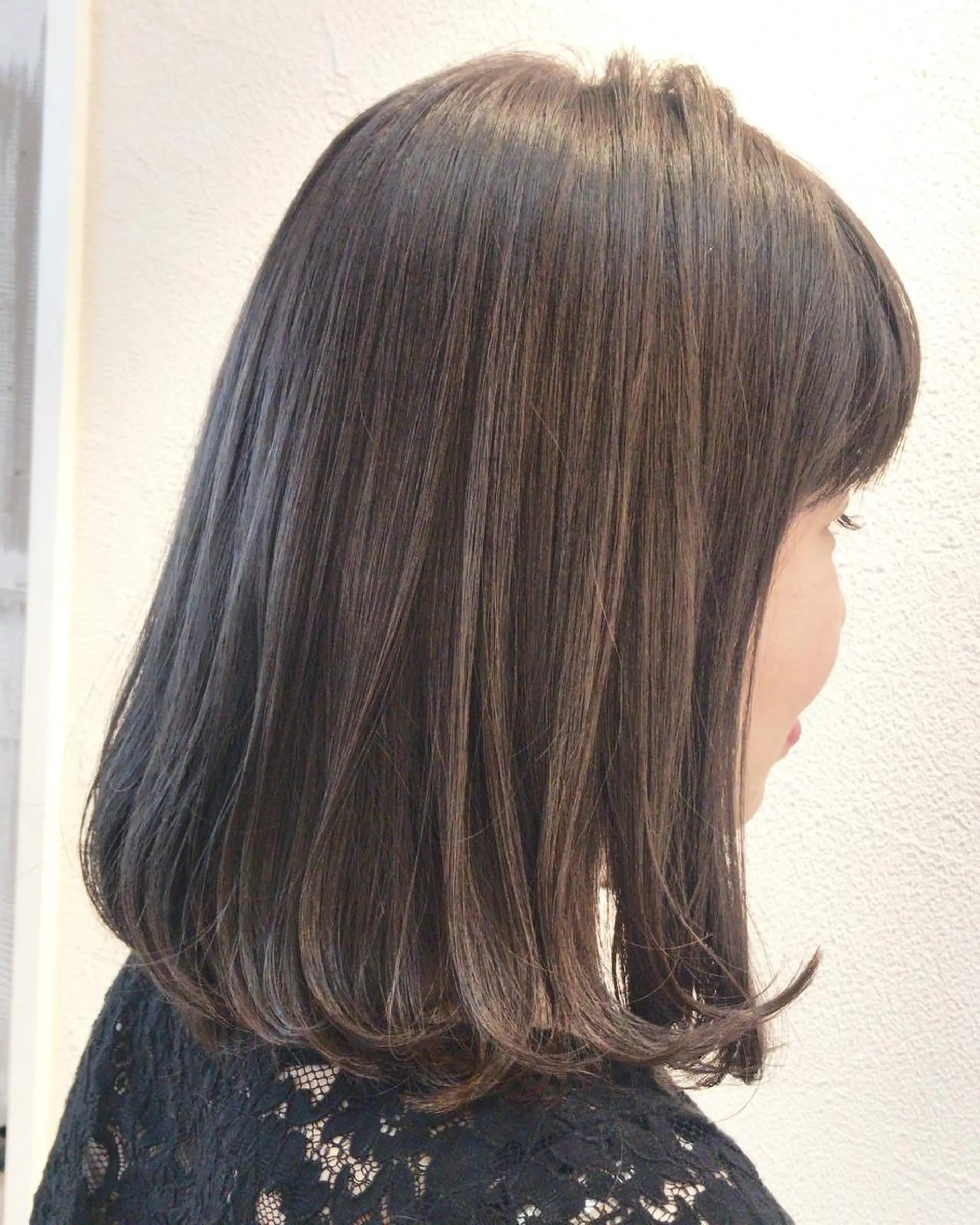 セミロング カラー ベージュカラー ブリーチ パープルカラー Neolive Cava 相模大野店所属・sola: neoliveのヘアスタイル