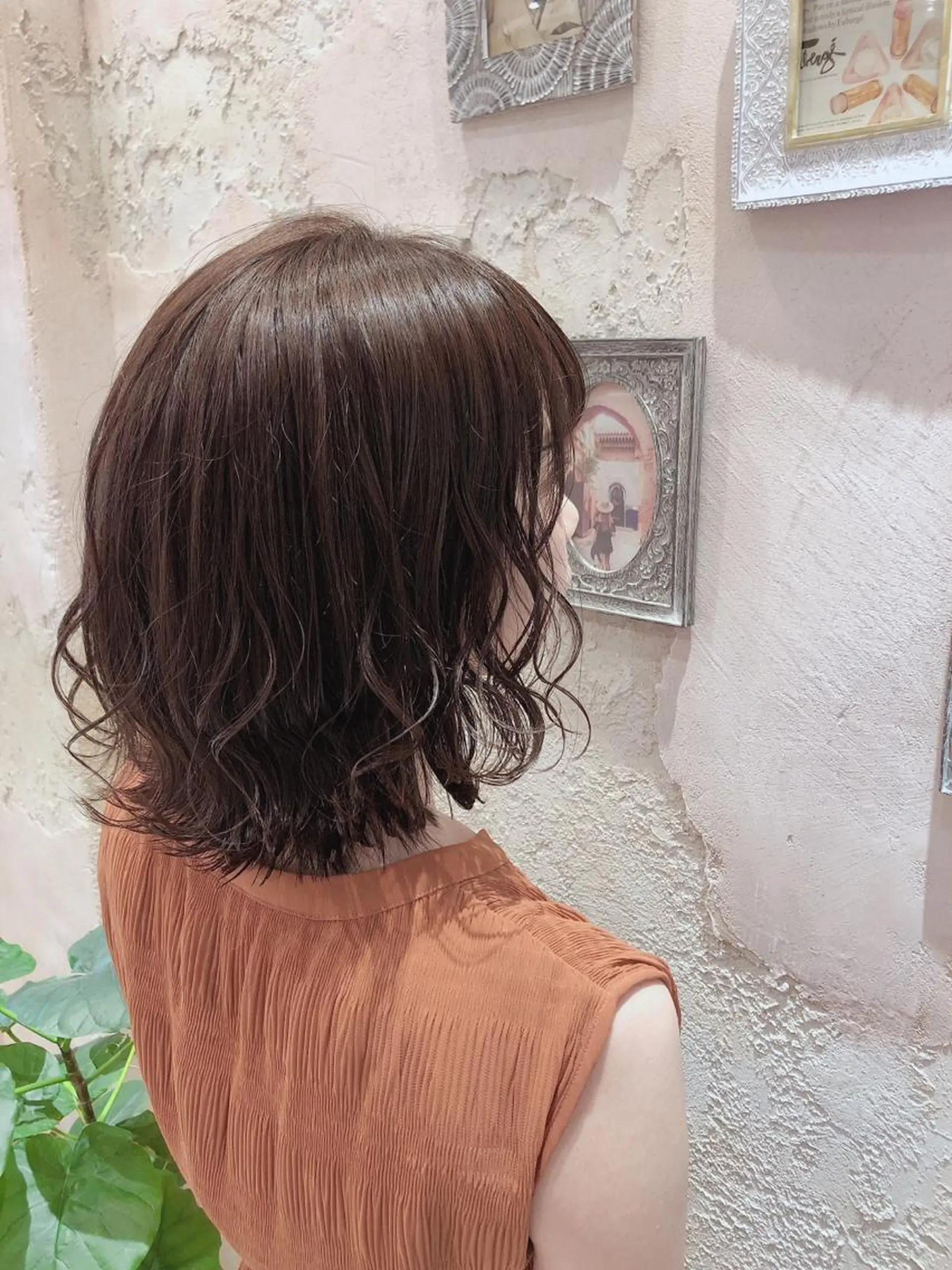 ミディアム カット ヘアカラー トリートメント 代表山口ひな 髪質改善のプロのヘアスタイル