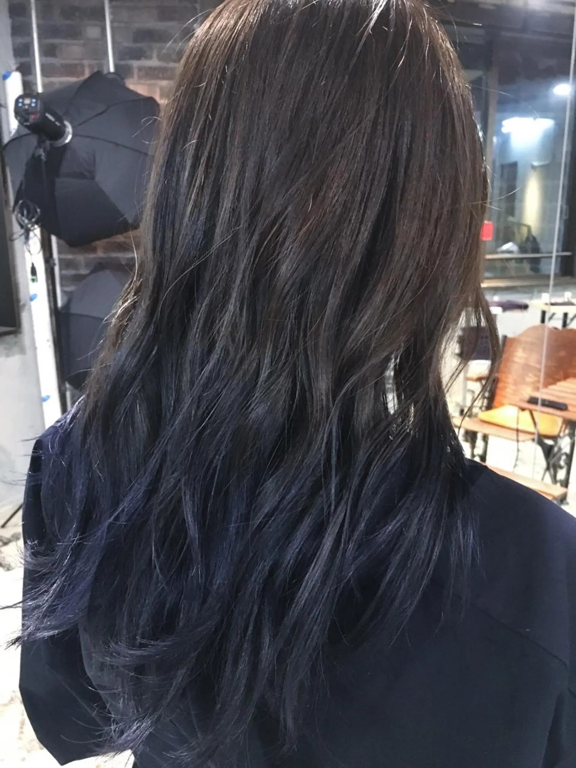 ロング カラー ブルーカラー グラデーションカラー 代表 中島貴志のヘアスタイル