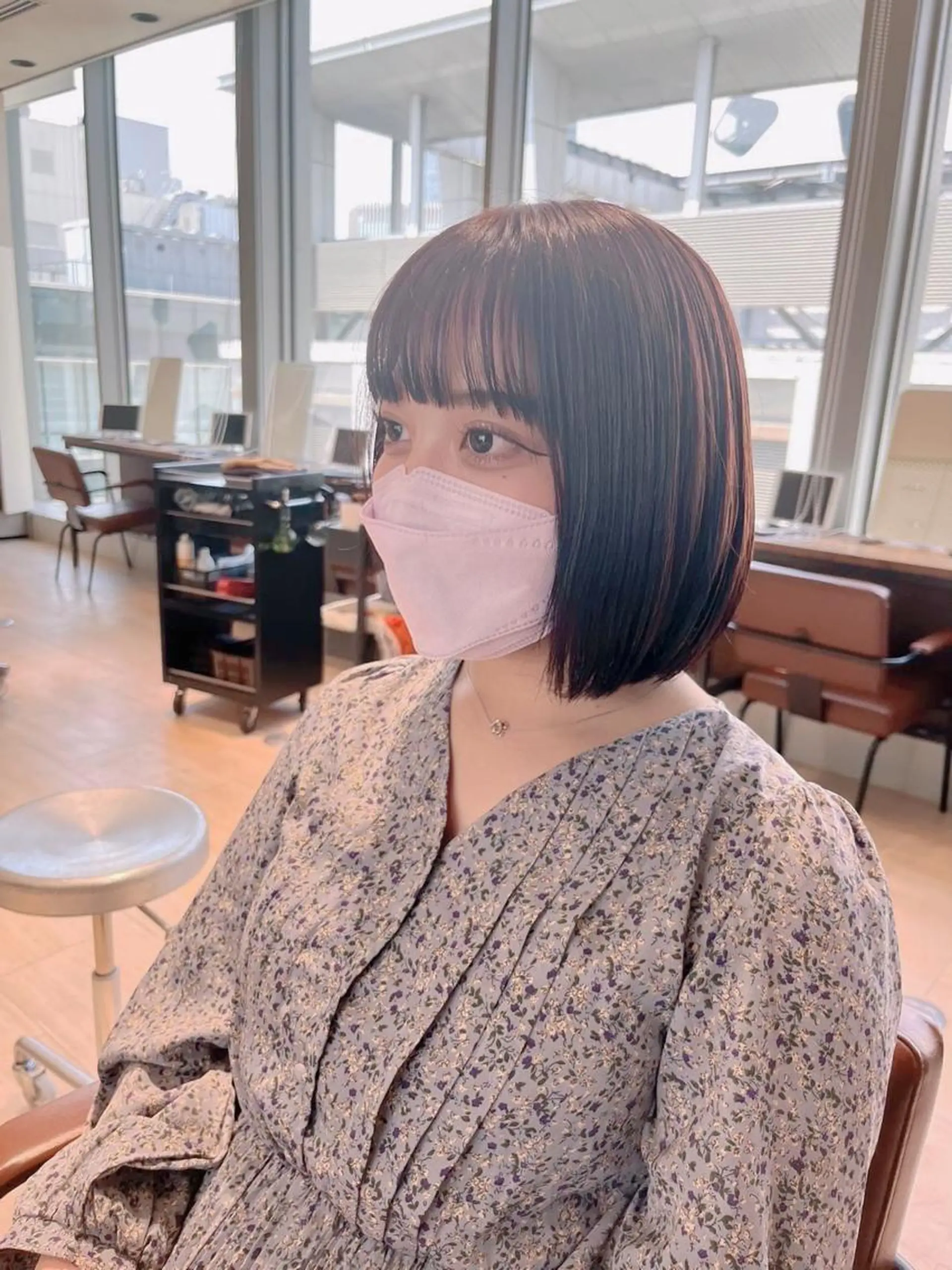 ミディアム 赤羽今日子/レイヤー /盛れる顔まわりのヘアスタイル