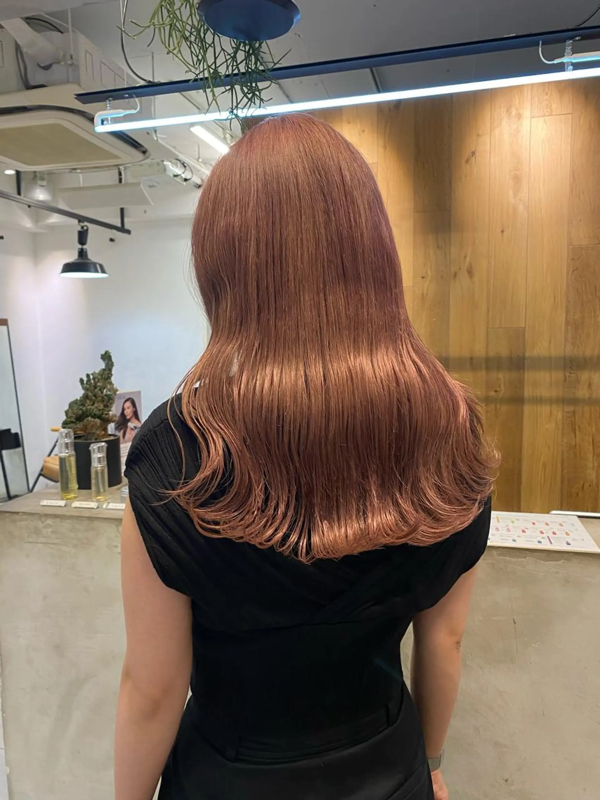 ロング カラー ベージュカラー ブリーチ ピンクカラー ピンクベージュ ヘアカラー 縮毛矯正 Lomalia 🤍🫧/makoのヘアスタイル