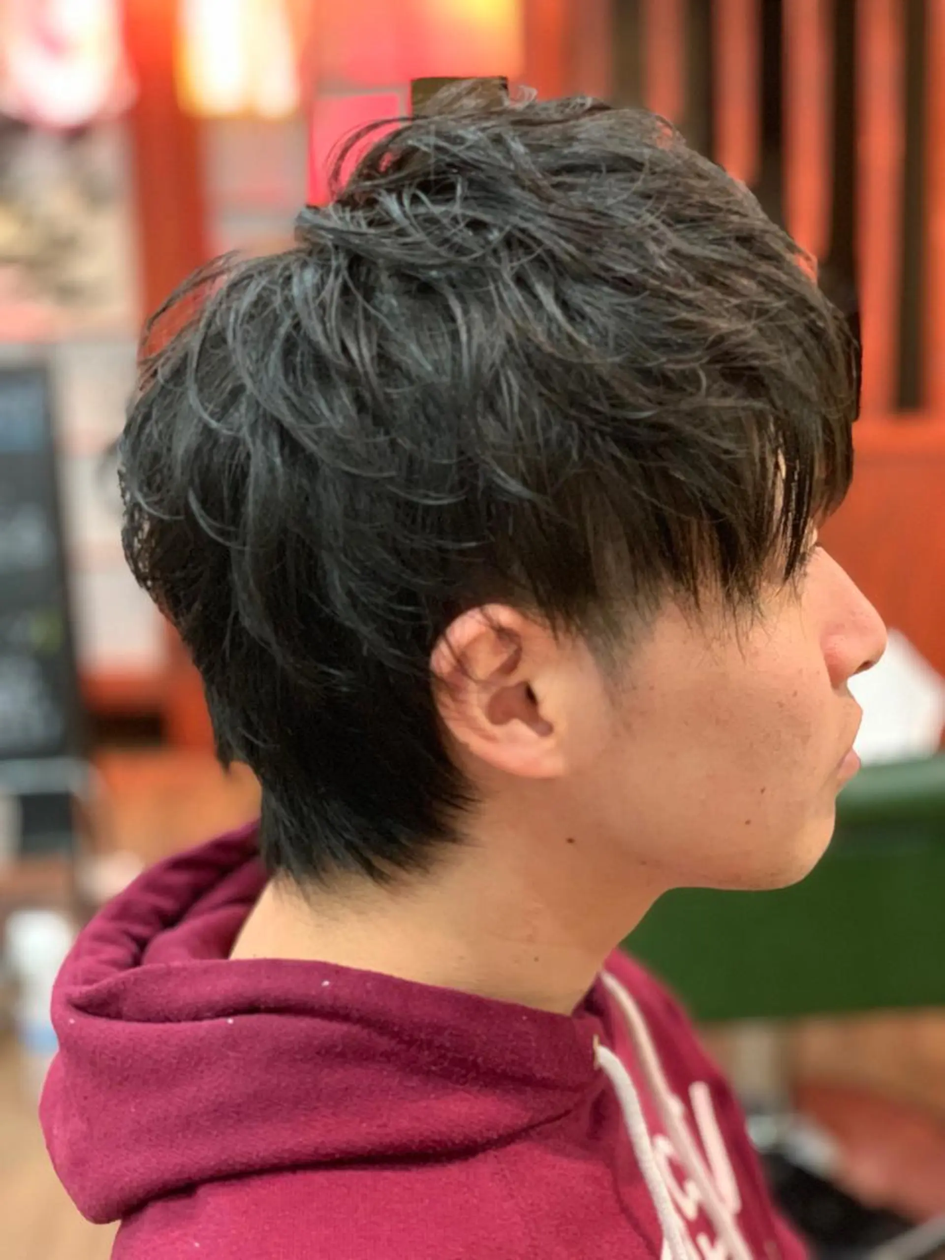 メンズ カット パーマ 高円寺フェード 武内和樹のヘアスタイル