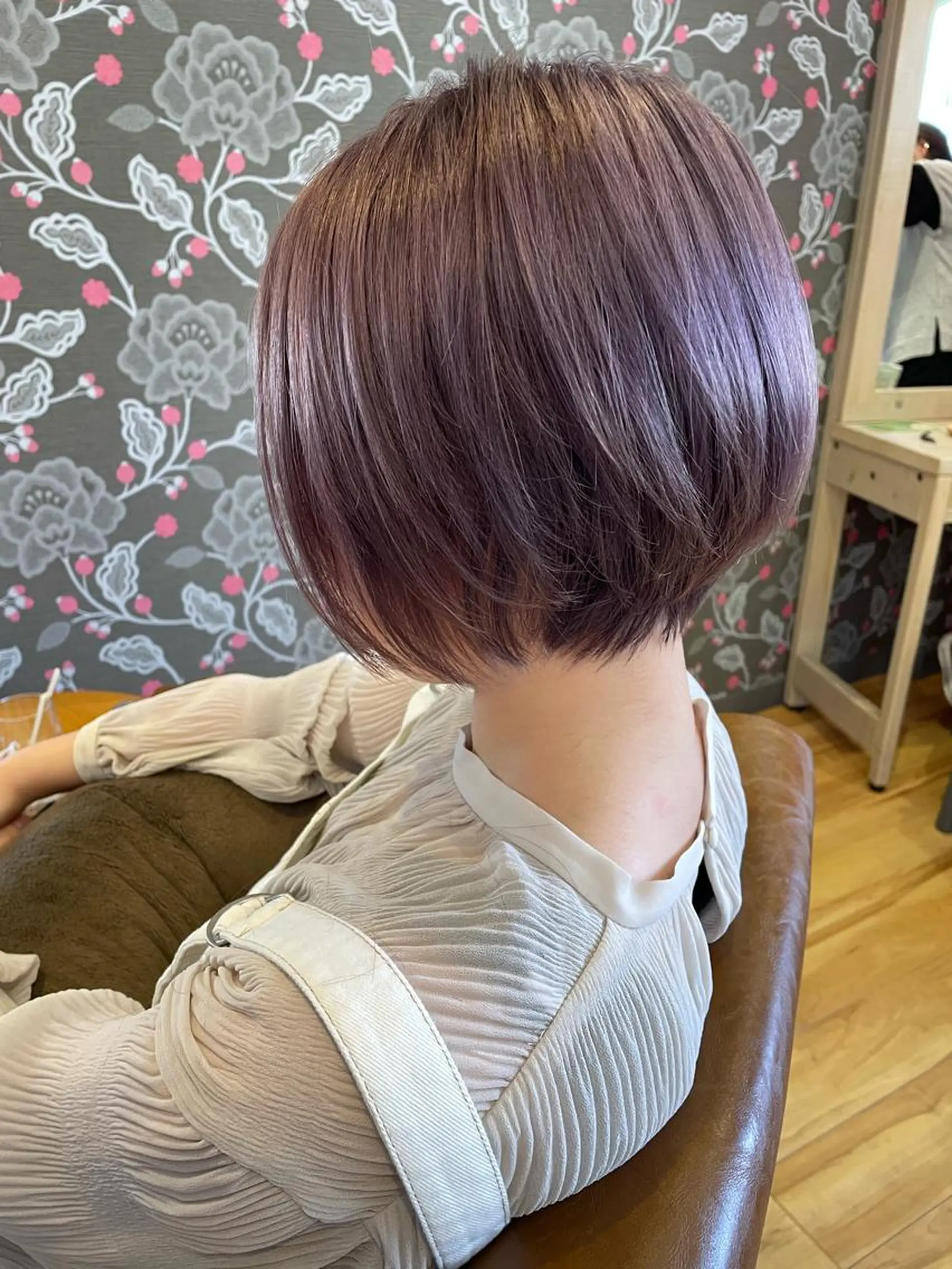 ショート カラー ショートボブ ハイトーンカラー ボブ ショートヘア カット ヘアカラー トリートメント ヘッドスパ 北九州美容室 🕊️わかな✂︎のヘアスタイル
