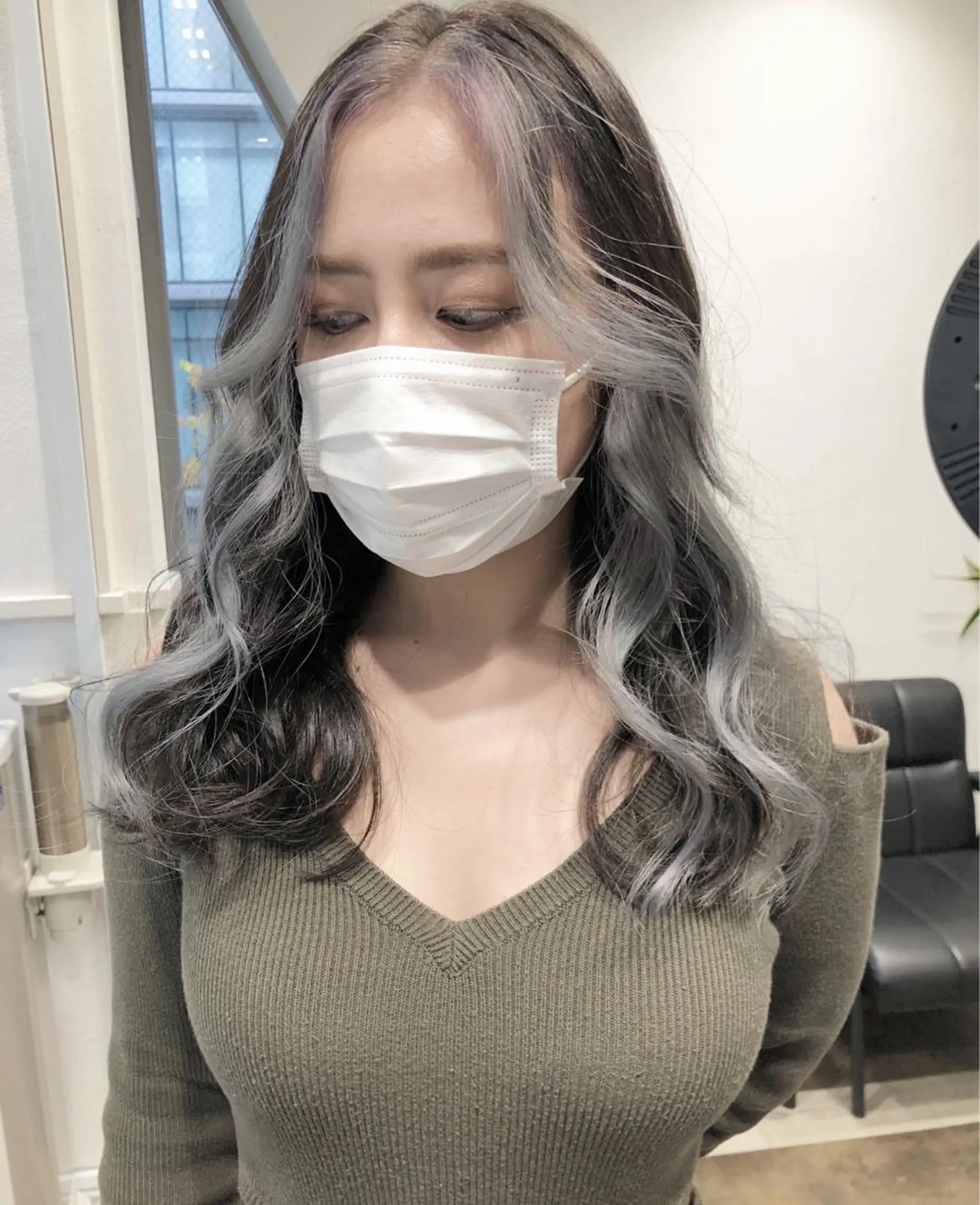 ロング カラー mimiiy梅田 中崎町ハイトーンのヘアスタイル