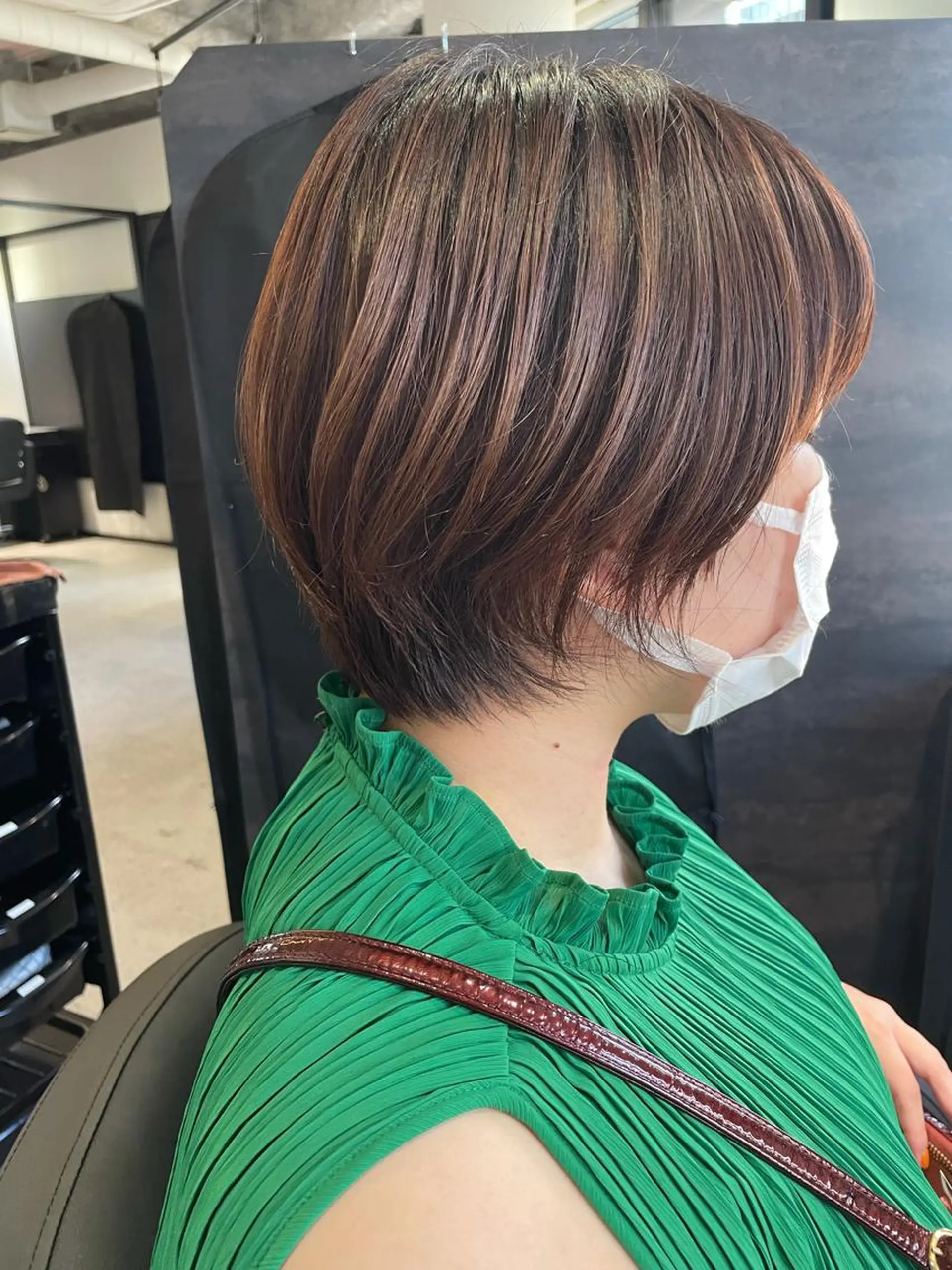 ショート カラー ショートヘア カット ヘアカラー トリートメント ヘッドスパ One By The Ect所属・ショート/脱白髪染め ☆宇﨑悠実のヘアスタイル