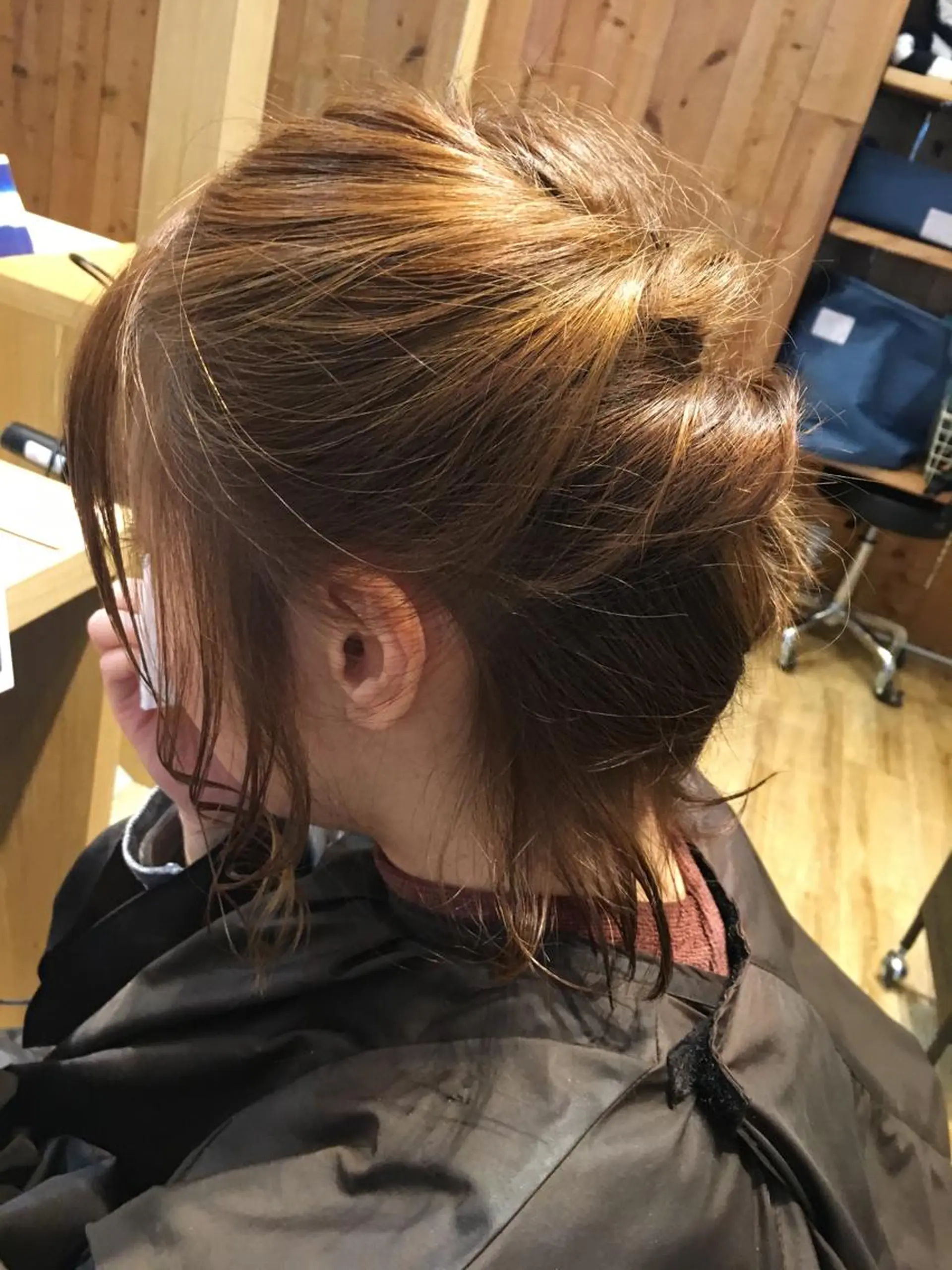 ミディアム セミロング ヘアアレンジ 寺門 達也のヘアスタイル