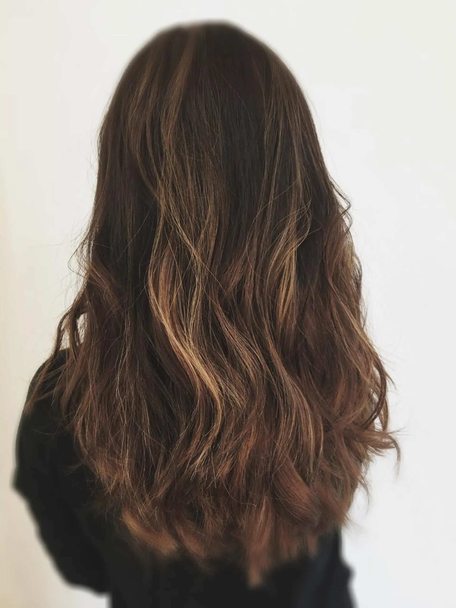 ロング カラー たなか ちあきのヘアスタイル