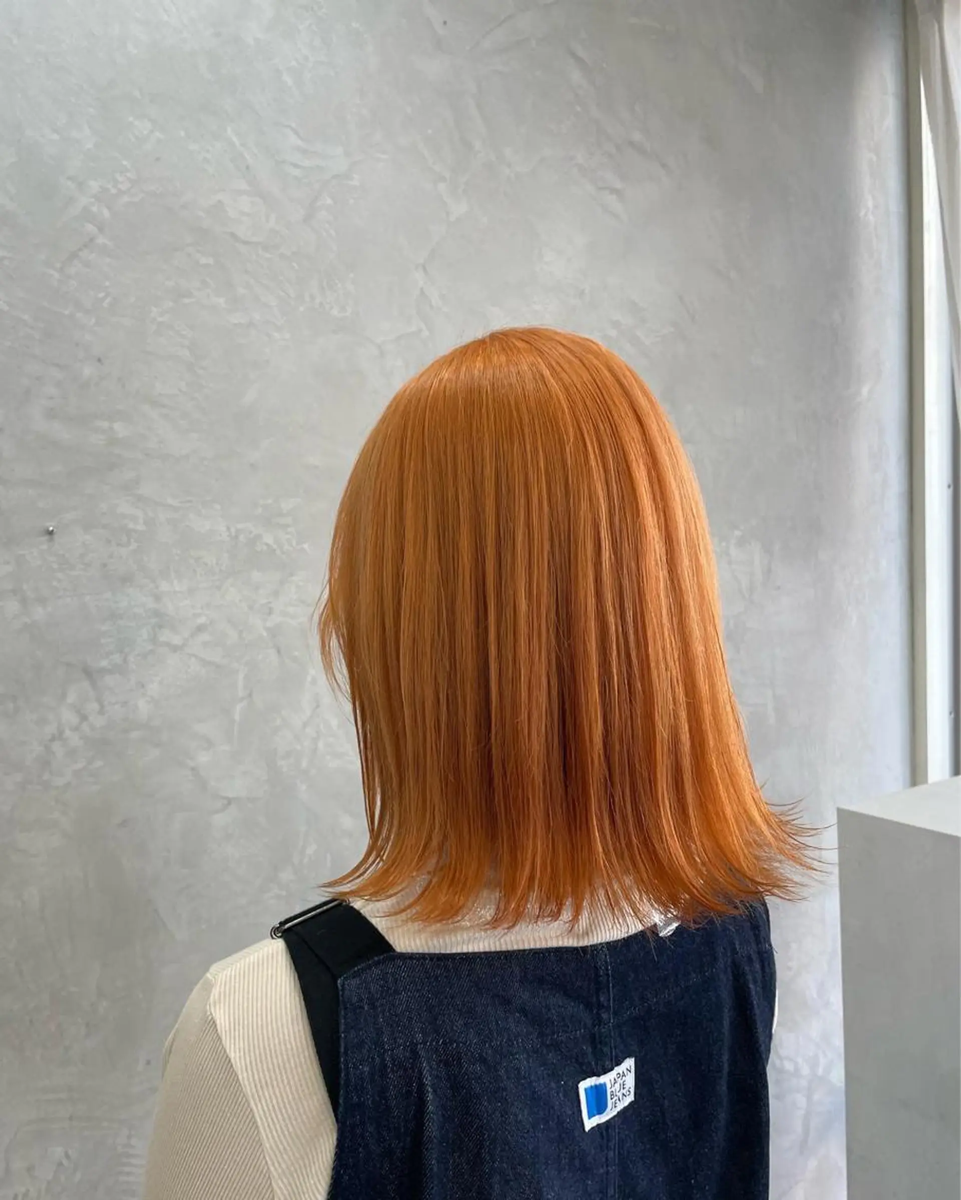 カラー ブリーチ オレンジ ヘアカラー fudge所属・MaisonHALU 松浦光咲のヘアスタイル