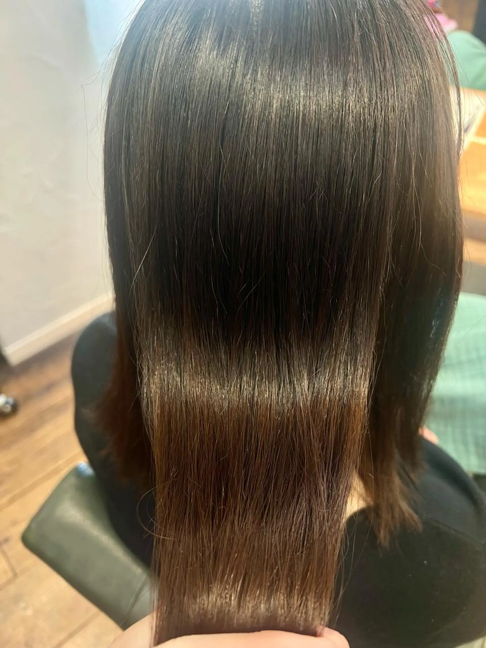 セミロング 髪質改善/縮毛矯正/ 超高濃度水素ケアのヘアスタイル