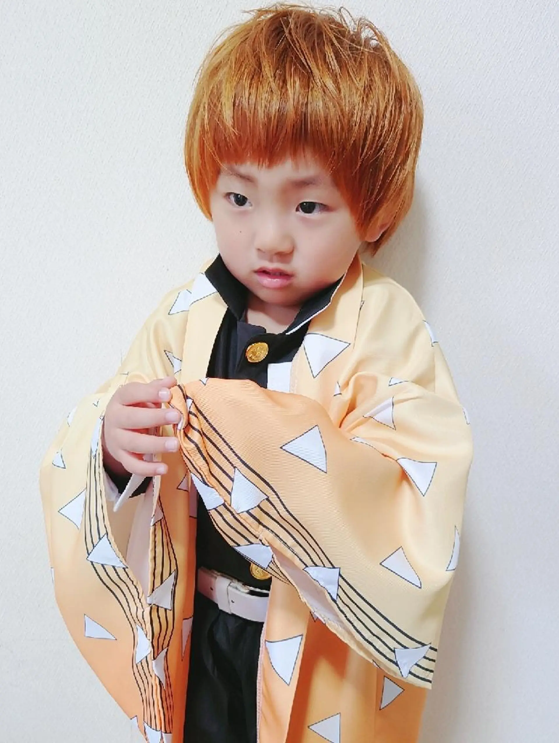 カラー メンズ キッズ ショート メンズブリーチ ブリーチ ダブルカラー ハロウィン LAMP HAIR  ランプヘアー所属・徳永 博志のヘアスタイル