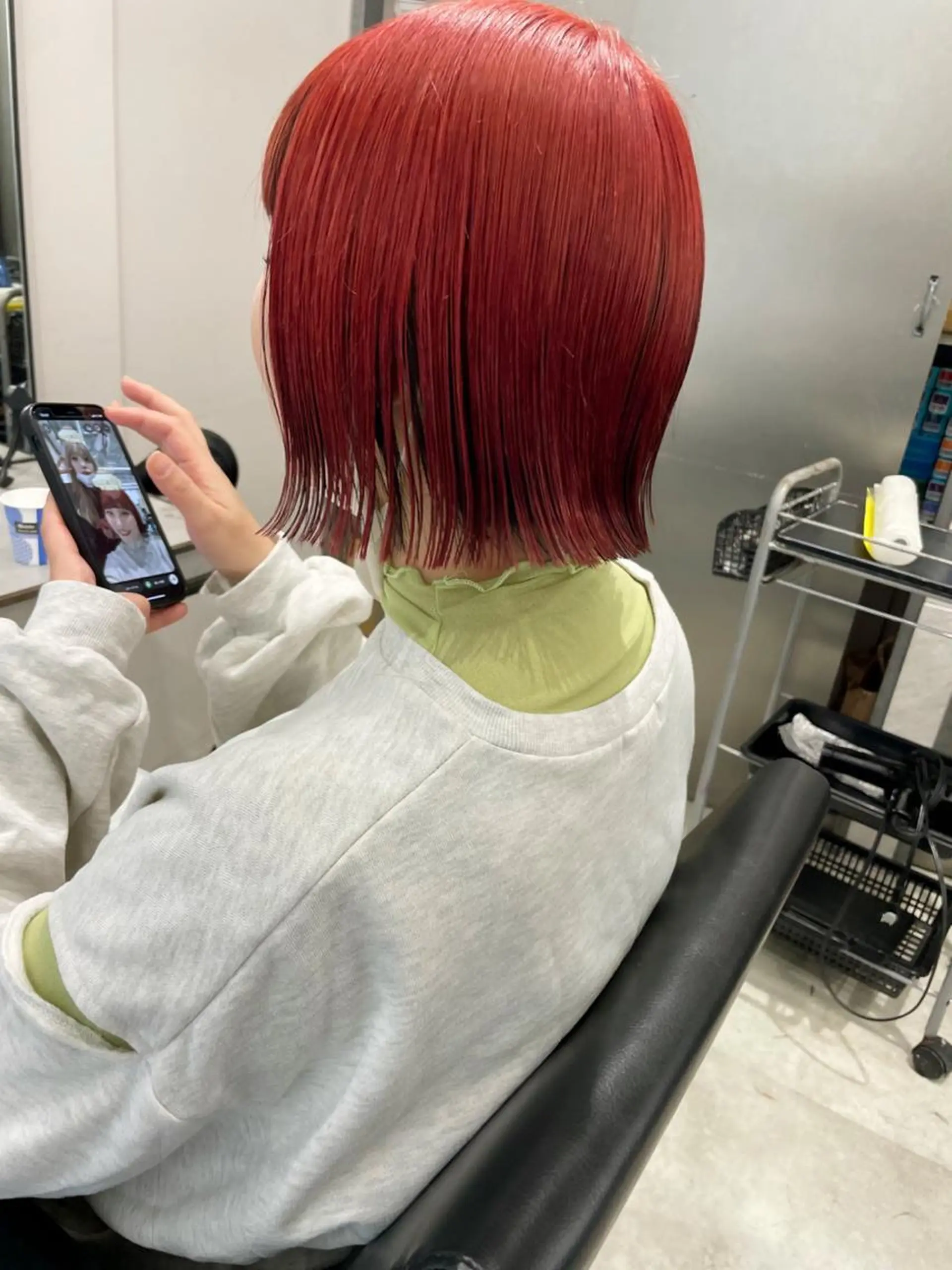 ショート カラー ヘアカラー トリートメント SALOWIN原宿iori B１階所属・🫧美髪育成美容師 WASHIZU🫧のヘアスタイル