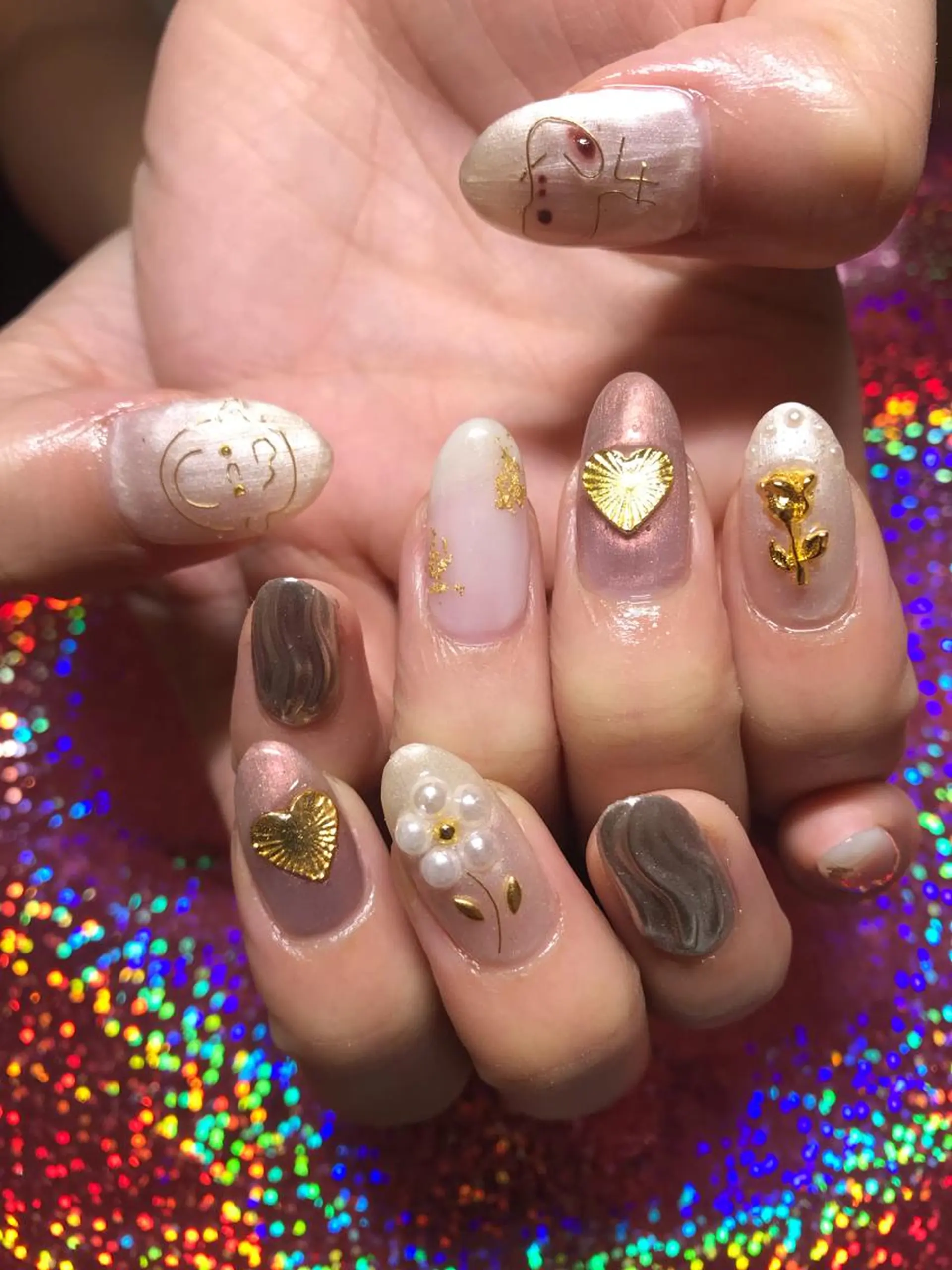 ネイル ハンドネイル Nail Salon ワンダフルのネイルデザイン