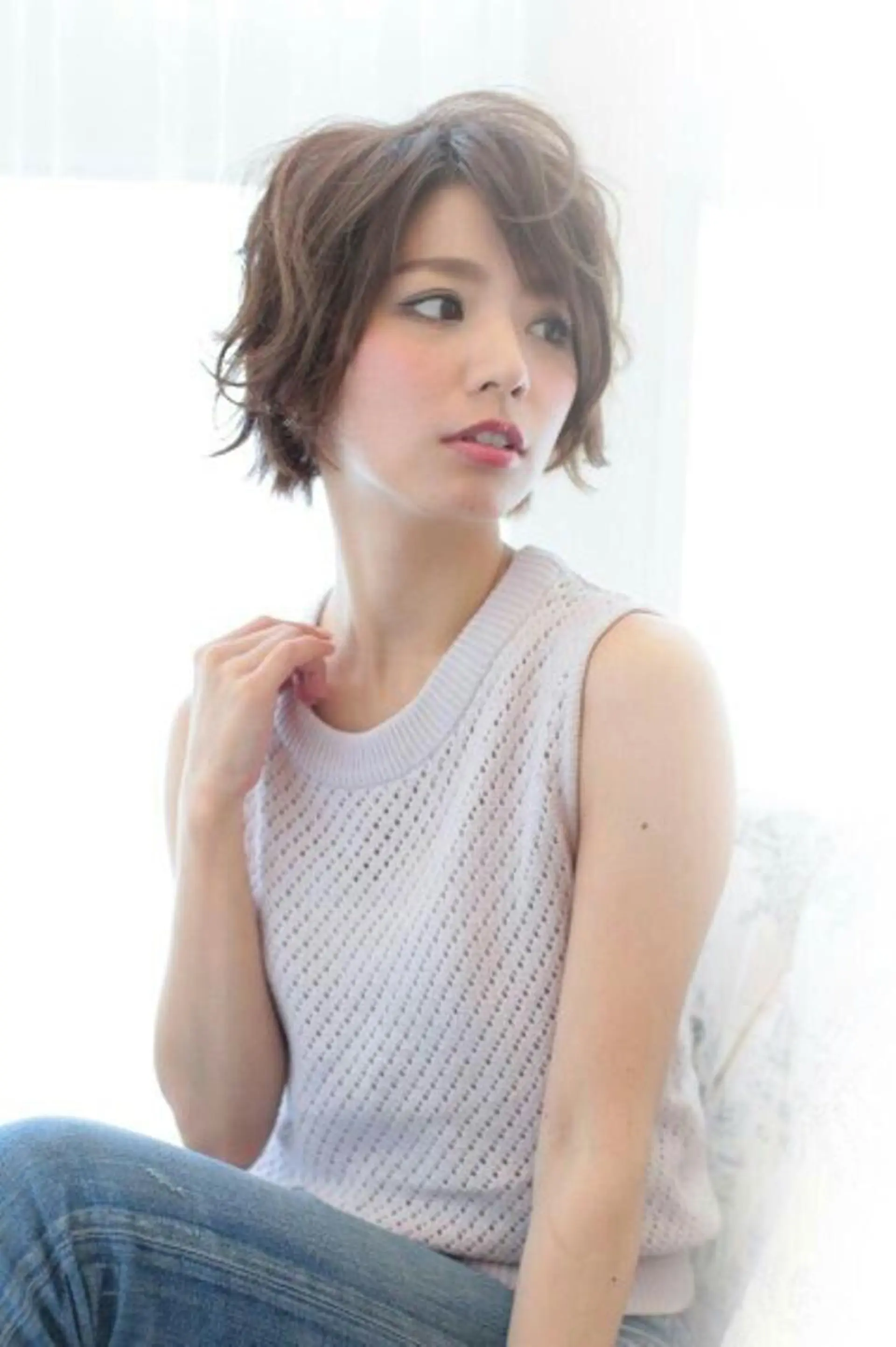 ショート カラー alpha. カラーエクステ下妻のヘアスタイル