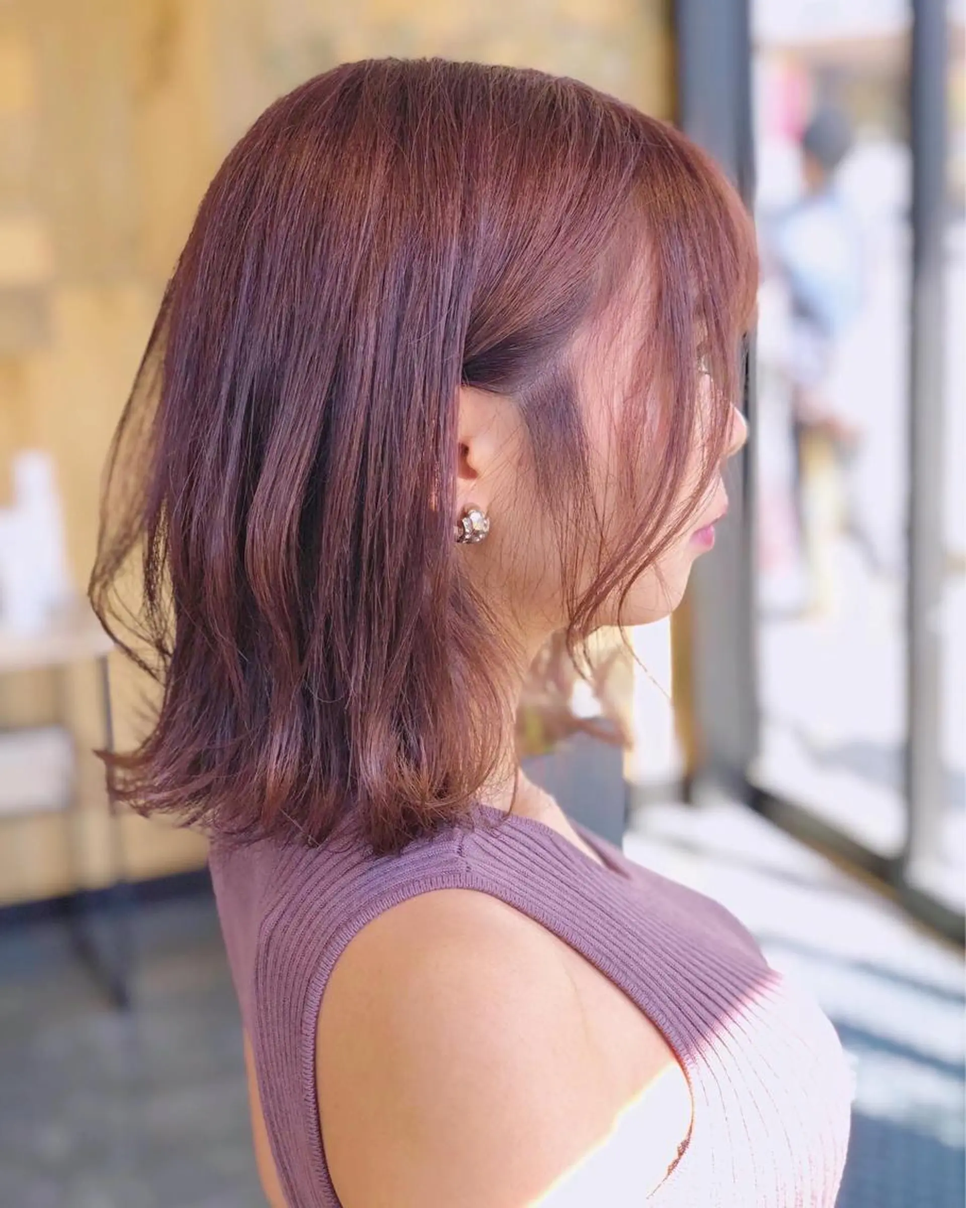 ミディアム ヘアカラー 柿本拓【全席完全個室 ログネオン】のヘアスタイル