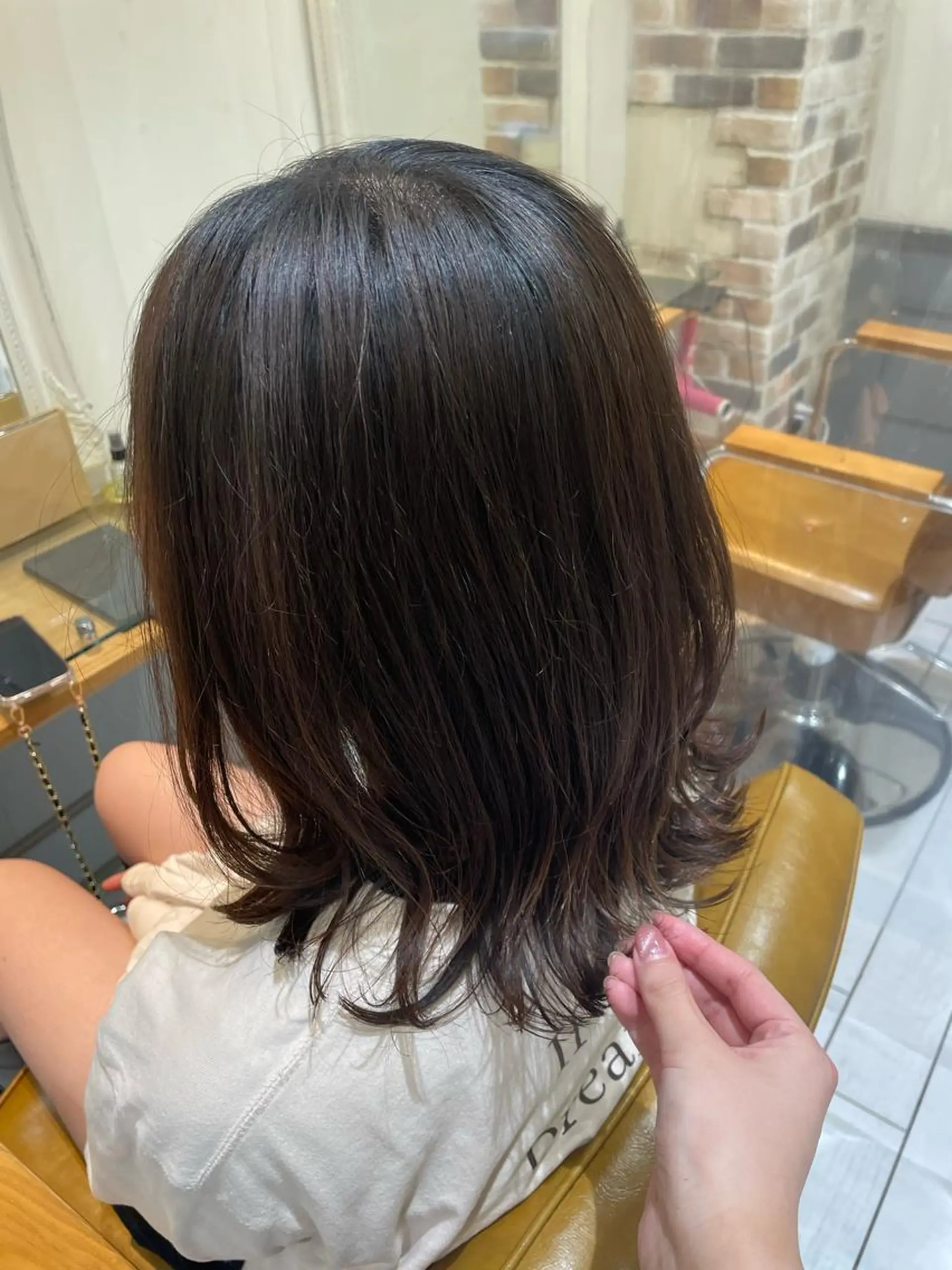ミディアム 佐久間 成恵のヘアスタイル