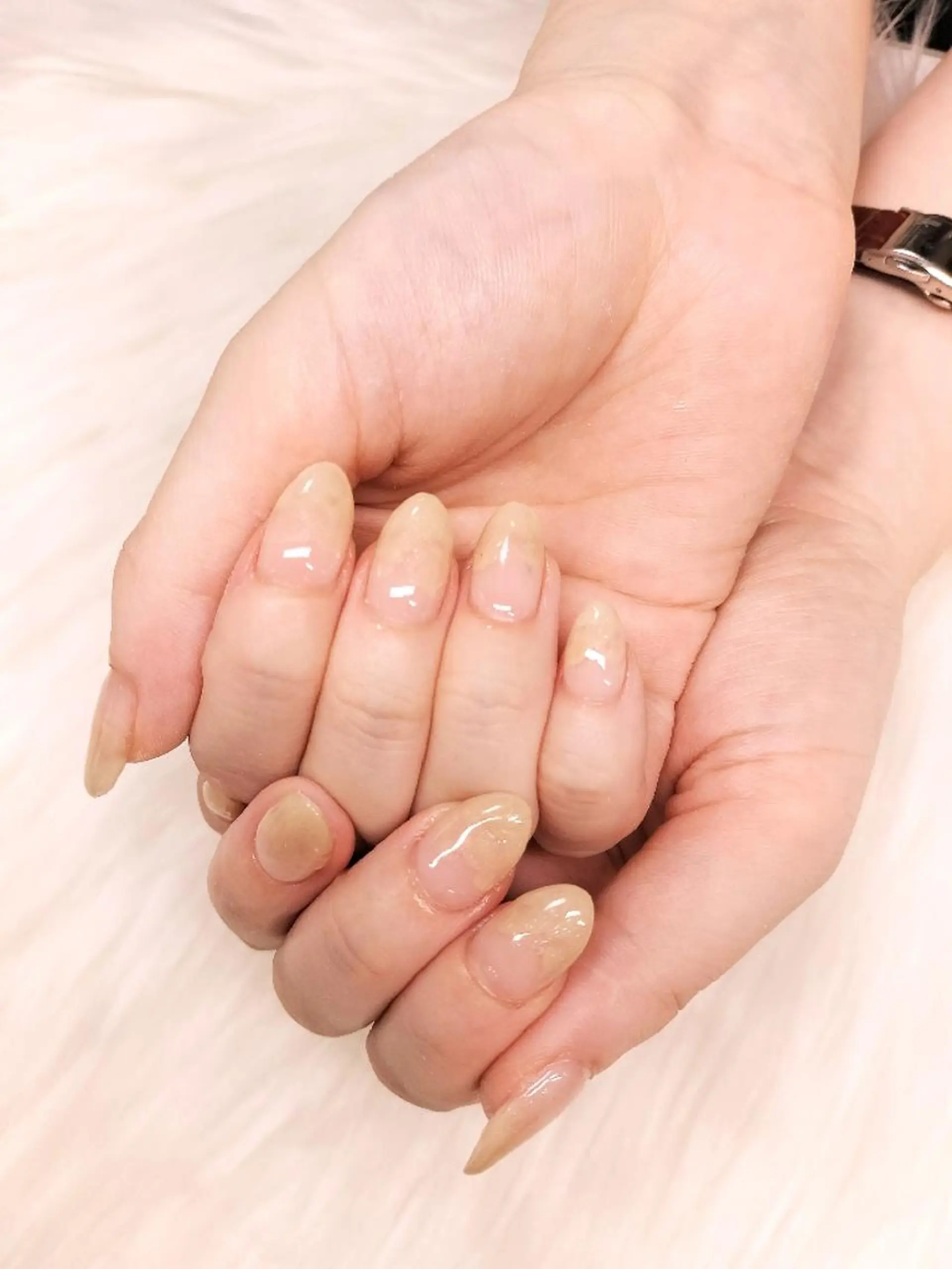 ネイル ニュアンスネイル Nail salon Tiary オーナーのネイルデザイン