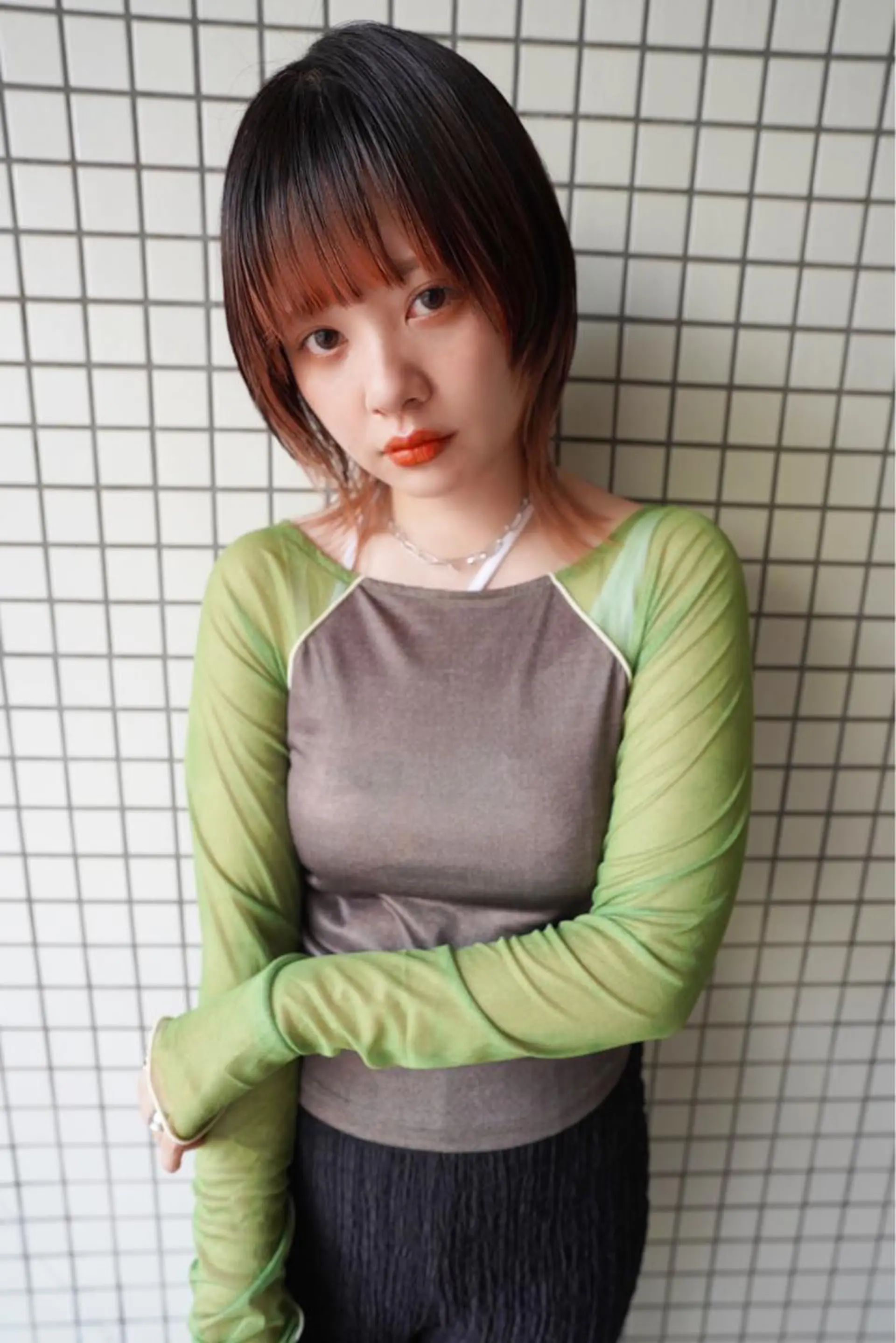 ショート カット ヘアカラー トリートメント THE MAISONのヘアスタイル
