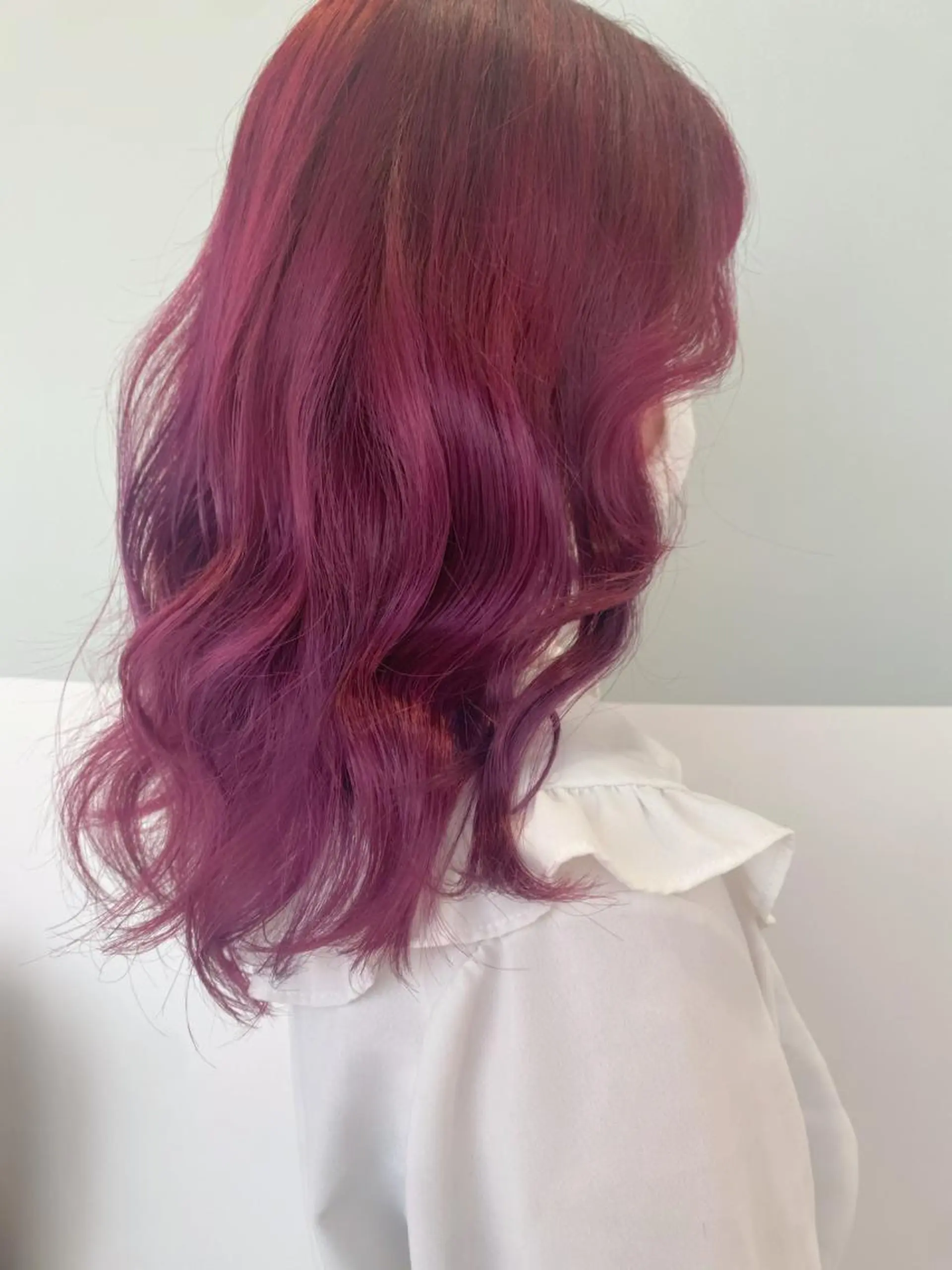 ロング カラー ピンクカラー matsuzawa mihoのヘアスタイル