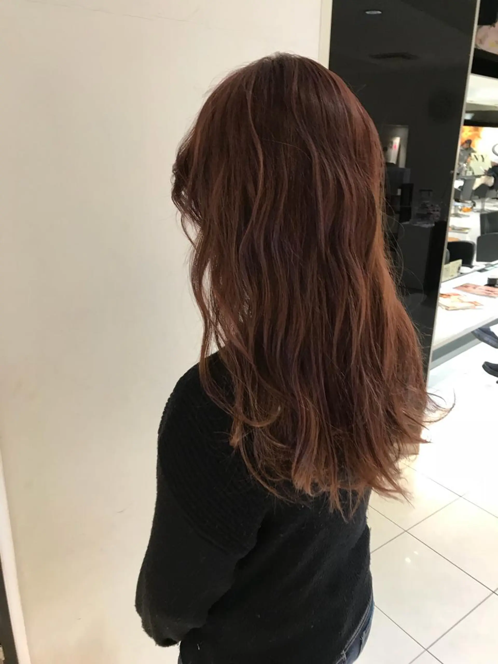 ロング カラー カット ヘアカラー ブリーチカラー/ 岩破瑞希のヘアスタイル