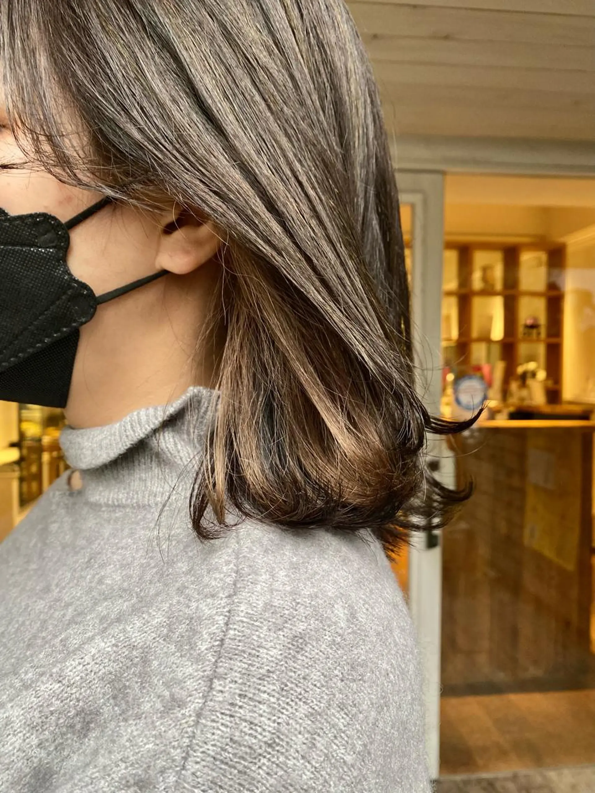 ミディアム カラー ヘアアレンジ BELLA阿部野 TOMOMIのヘアスタイル