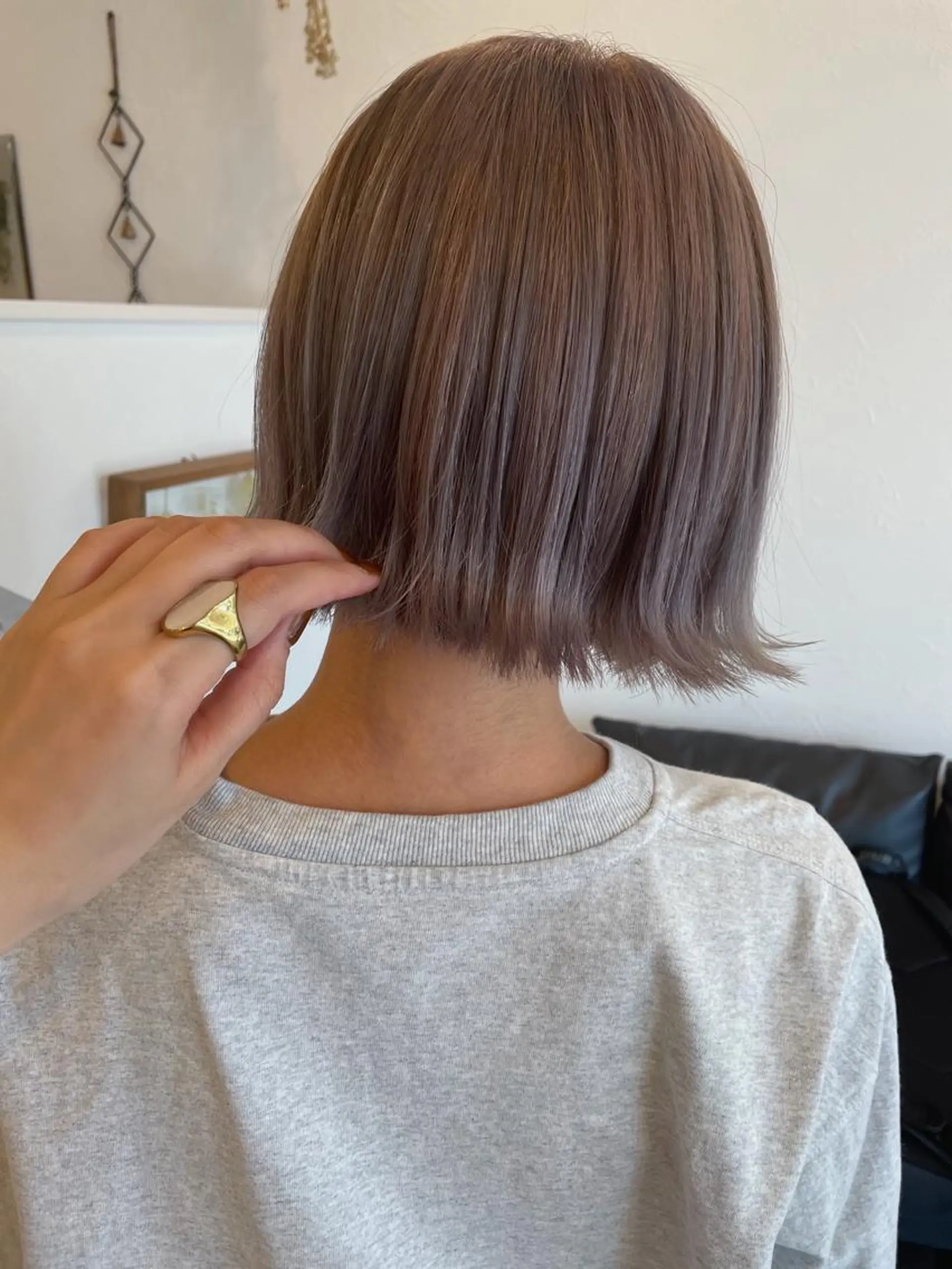 ショート カラー ブリーチ ラベンダーカラー シルバー ヘアカラー m ā l o.🌷 サカモトマイコのヘアスタイル