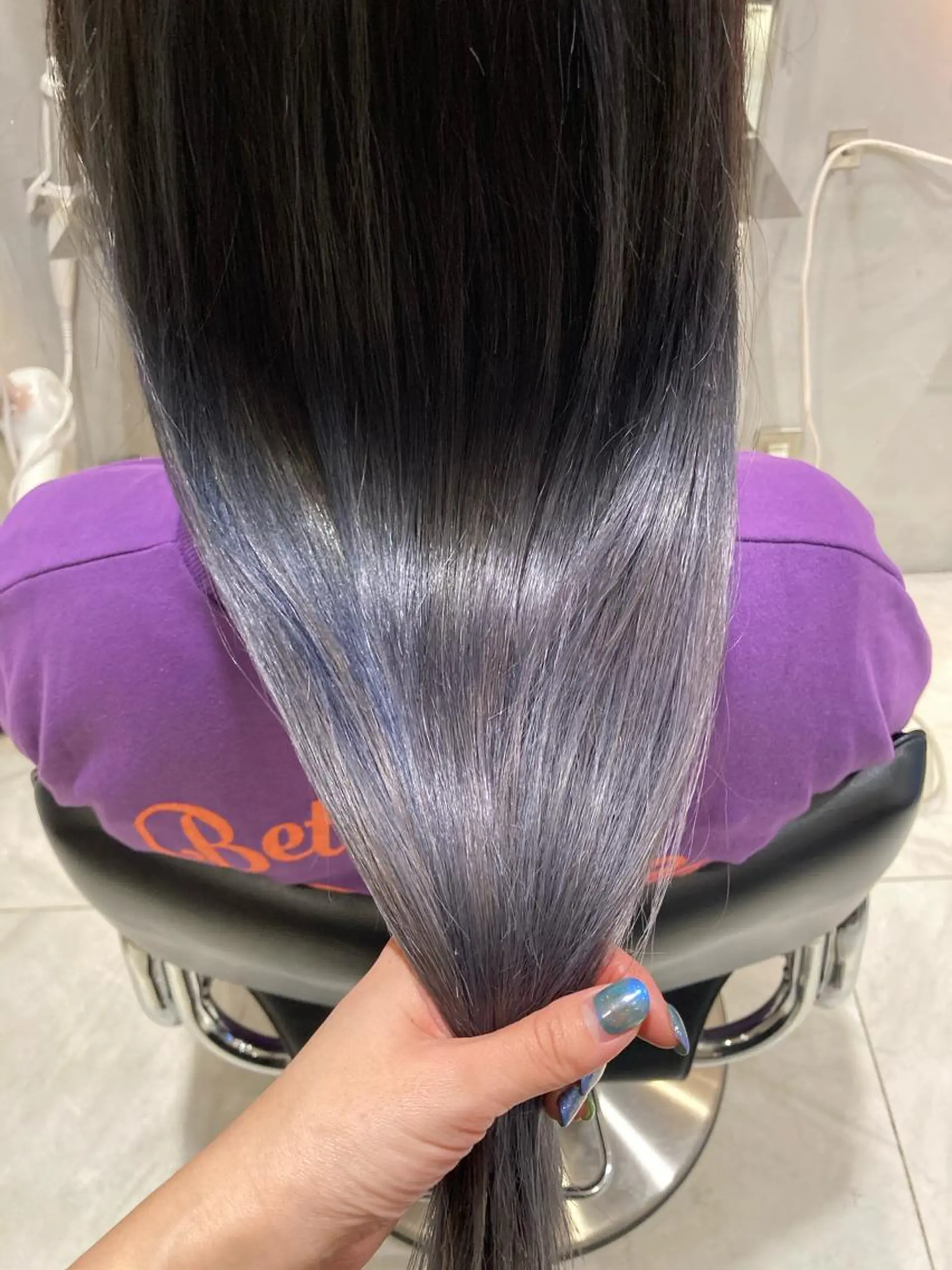 ミディアム 垢抜け韓国風ヘア カラーMIKUのヘアスタイル