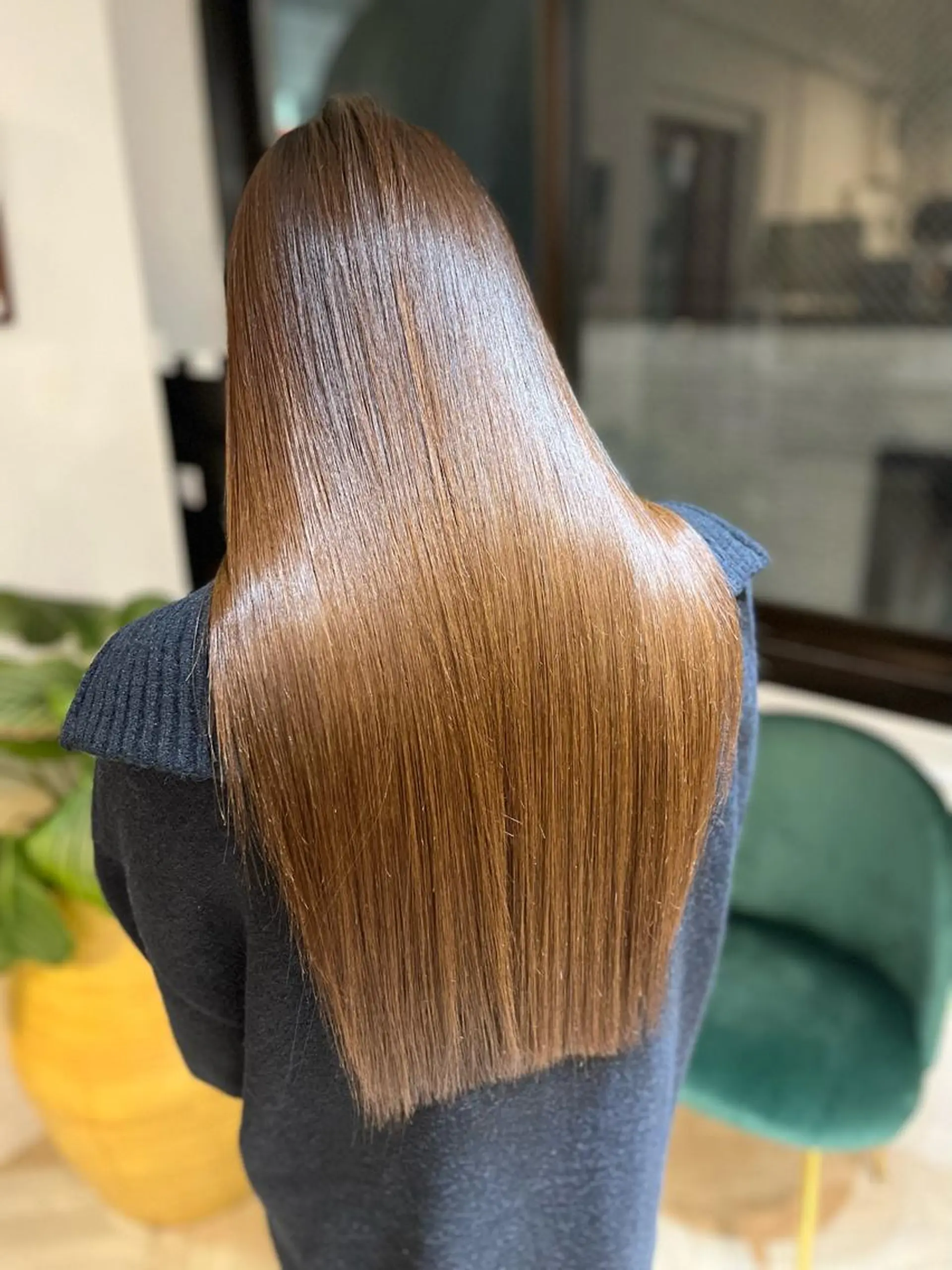 ロング トリートメント ✨️極艶髪質改善✖️ クロスパーマ✨のヘアスタイル