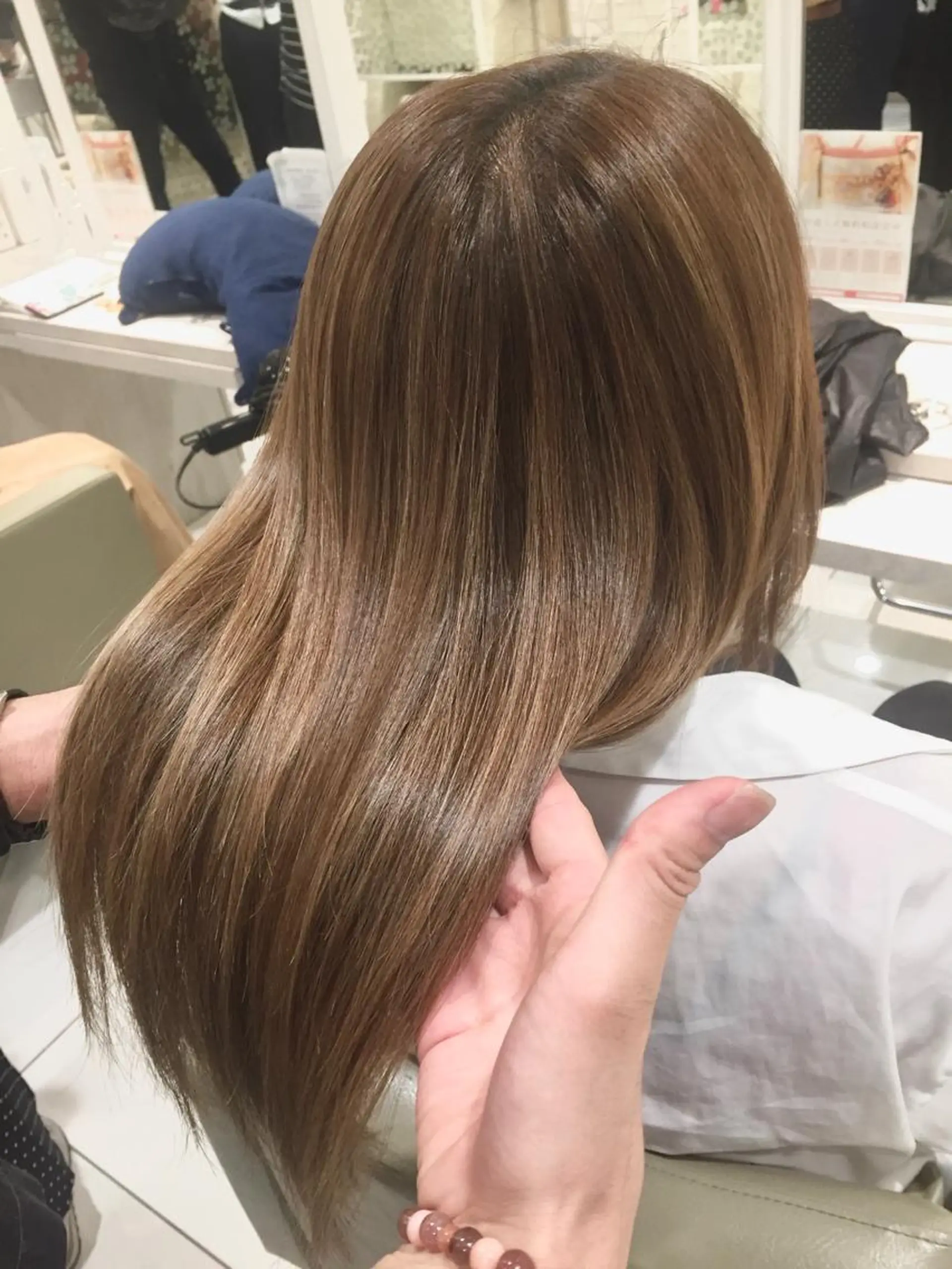 ロング カラー 髪質改善 トリートメント ヘアカラー トリートメント 中塚 達之のヘアスタイル