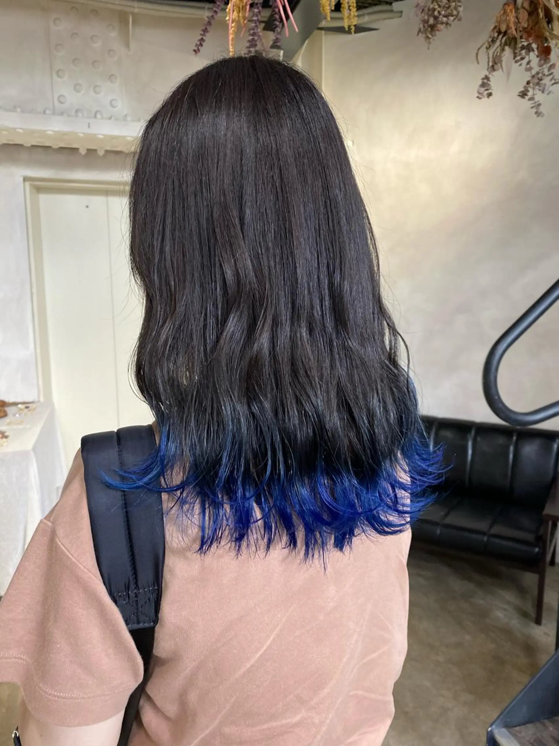 セミロング カラー ブルーカラー グラデーションカラー ヘアカラー ALLY（アリー）所属・ミニモお気に入り数 No.1宍戸雄弥のヘアスタイル