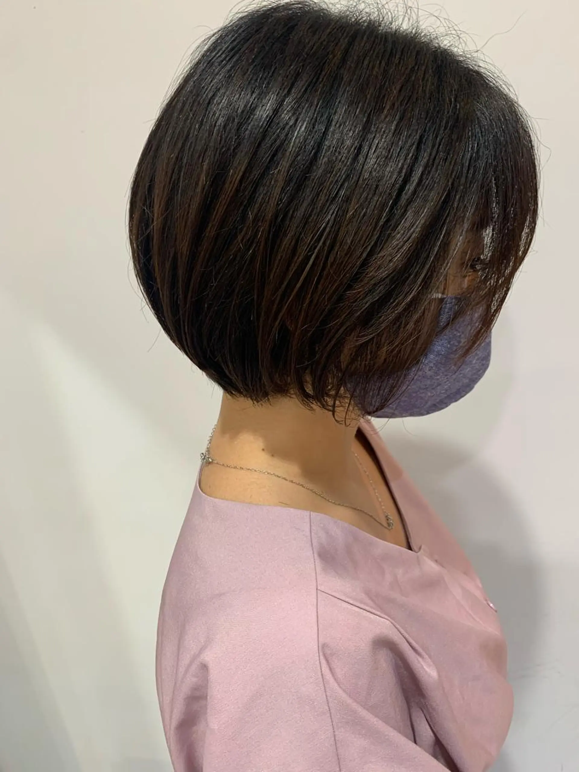 ショート misch by urban所属・名駅🦢大人艶カラー 🪽カミヤアカネのヘアスタイル