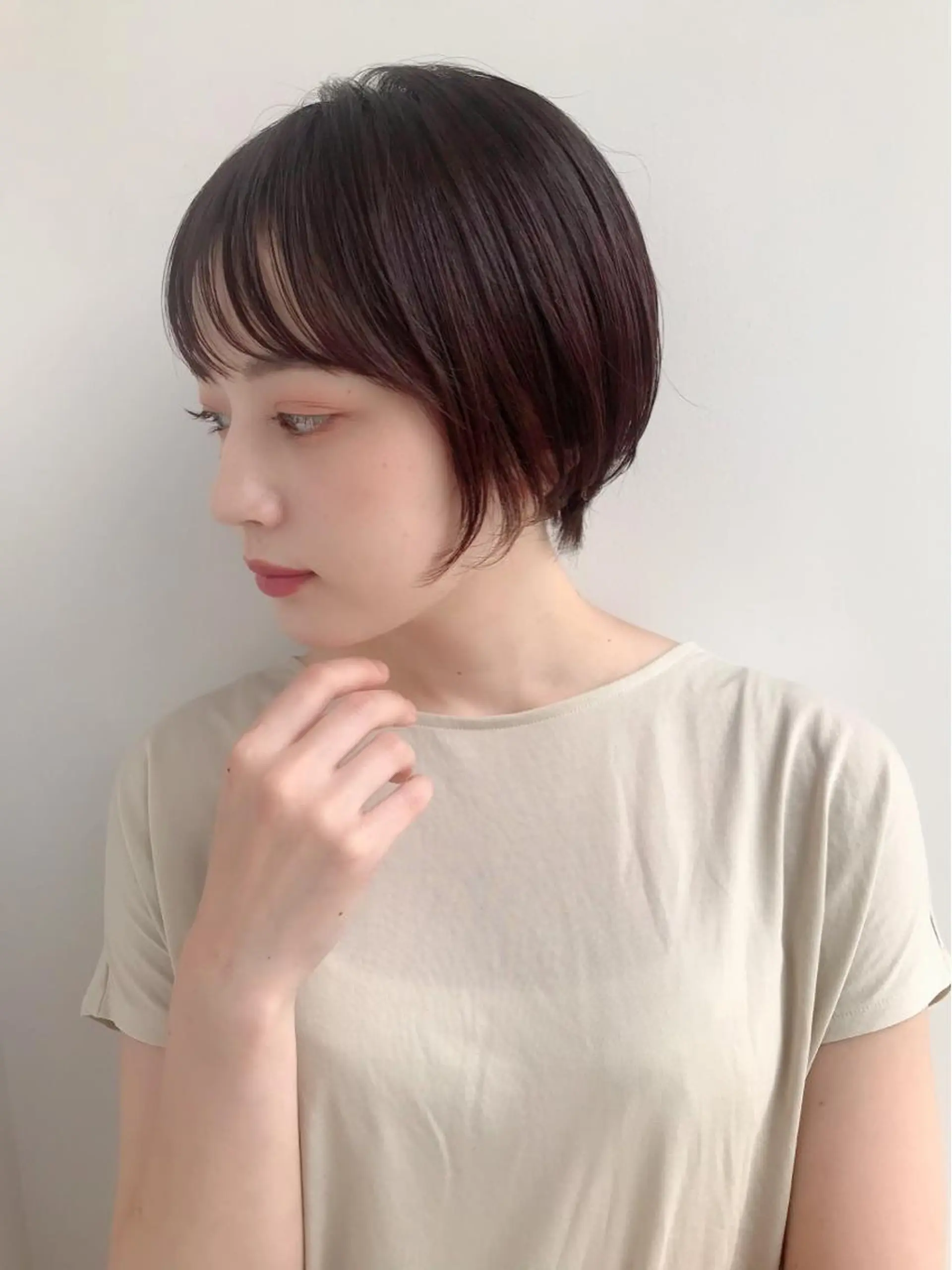 ショート トリートメント カット パーマ トリートメント イメチェンカット✂️ 錦糸町佐藤店長のヘアスタイル