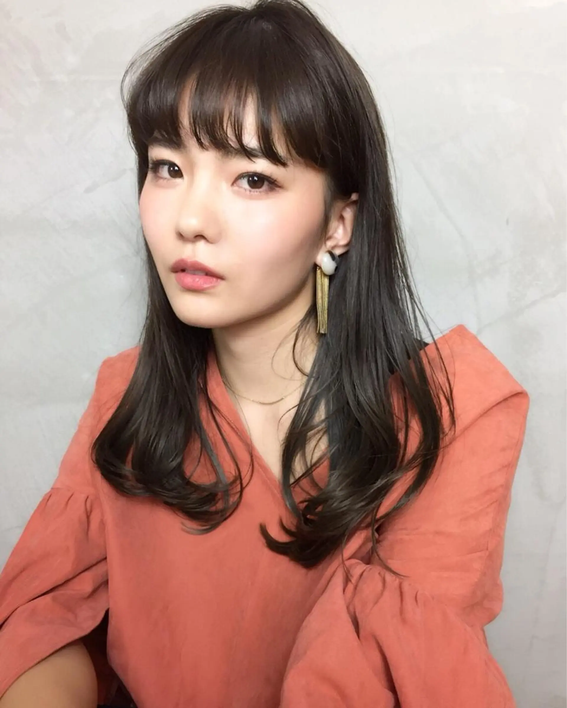 ロング カット 縮毛矯正 トリートメント Reve Resort池袋のヘアスタイル