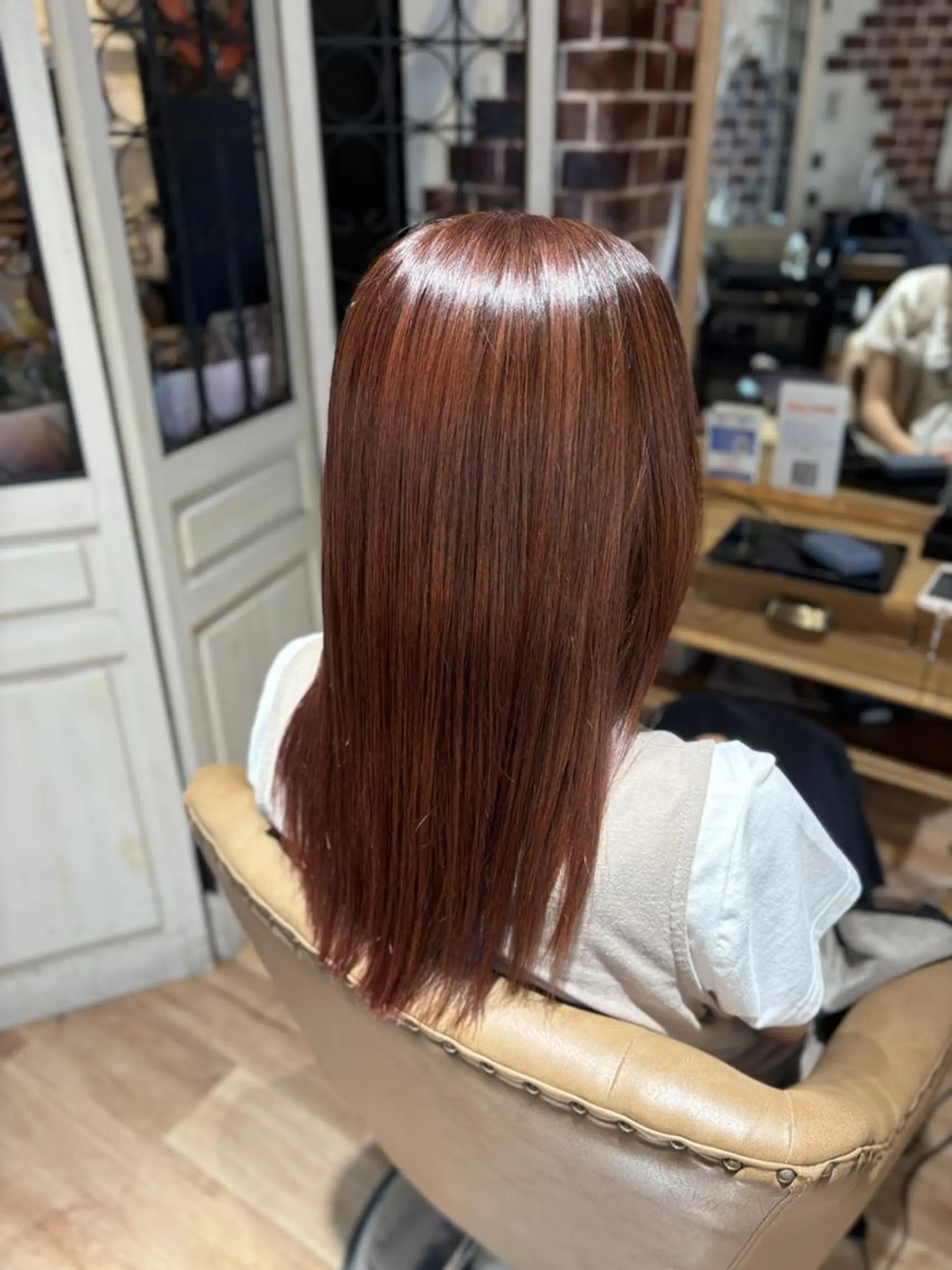 ロング カット ヘアカラー トリートメント 巽 愛夏のヘアスタイル