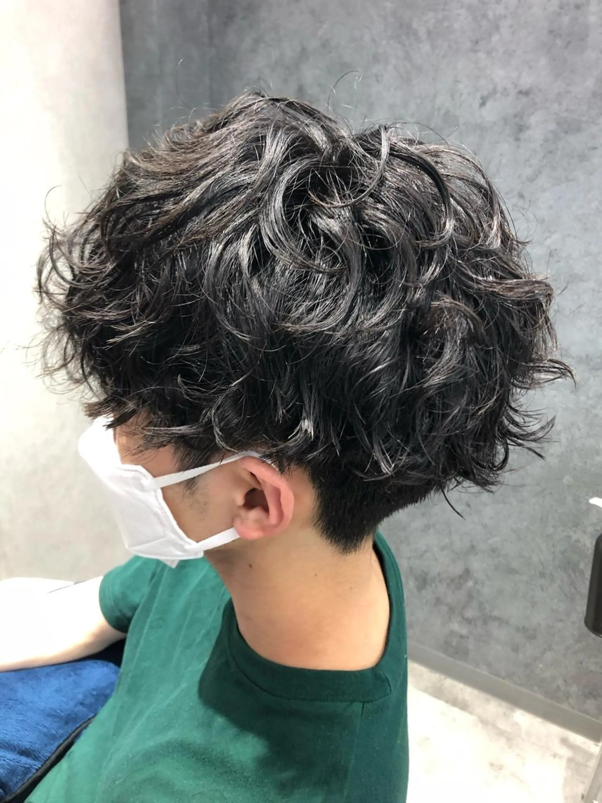 メンズ ツーブロック カット パーマ トリートメント Noy所属・Noyヨシモト ヒロトのヘアスタイル