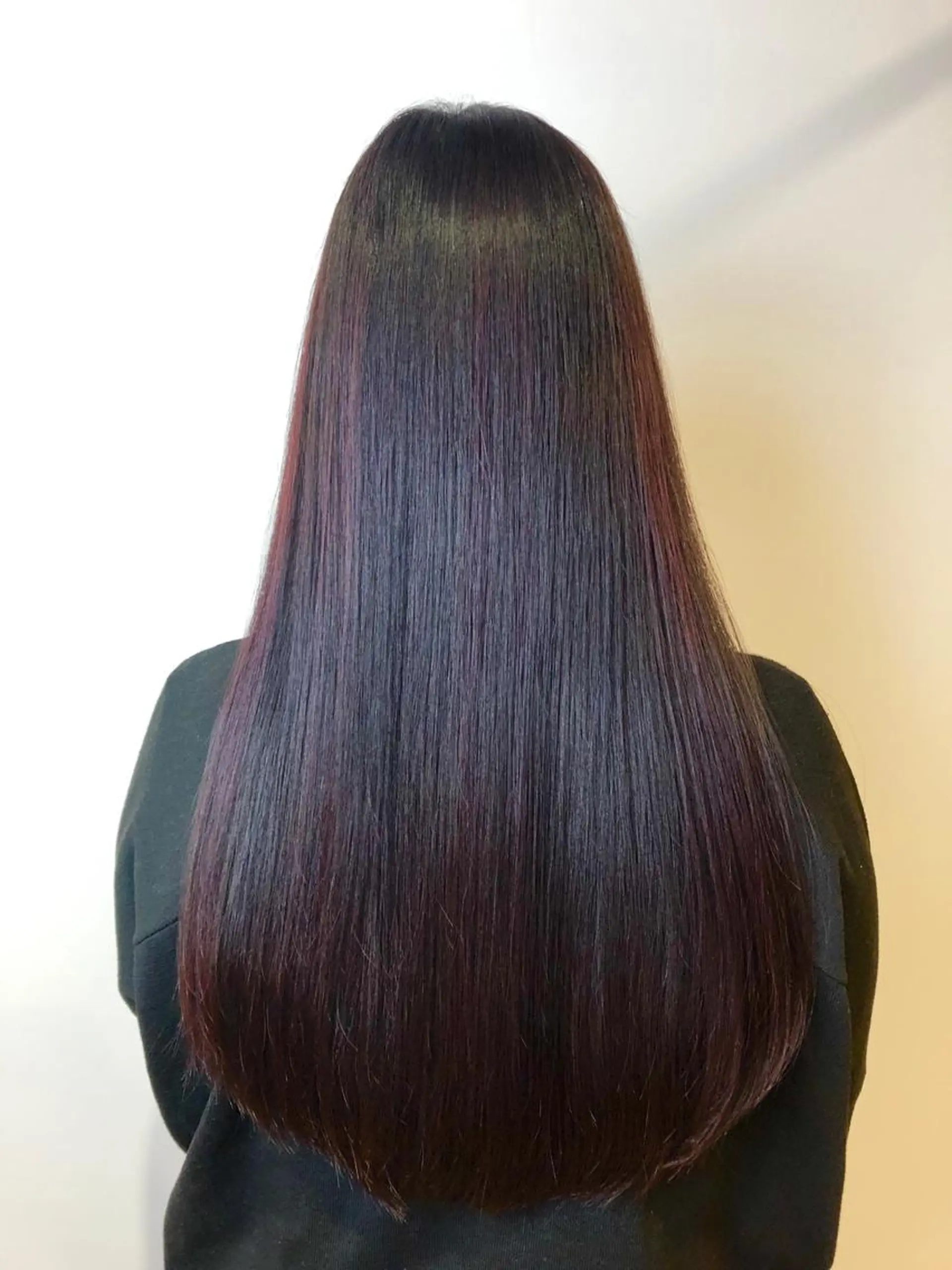 ロング カラー 青野 文香のヘアスタイル