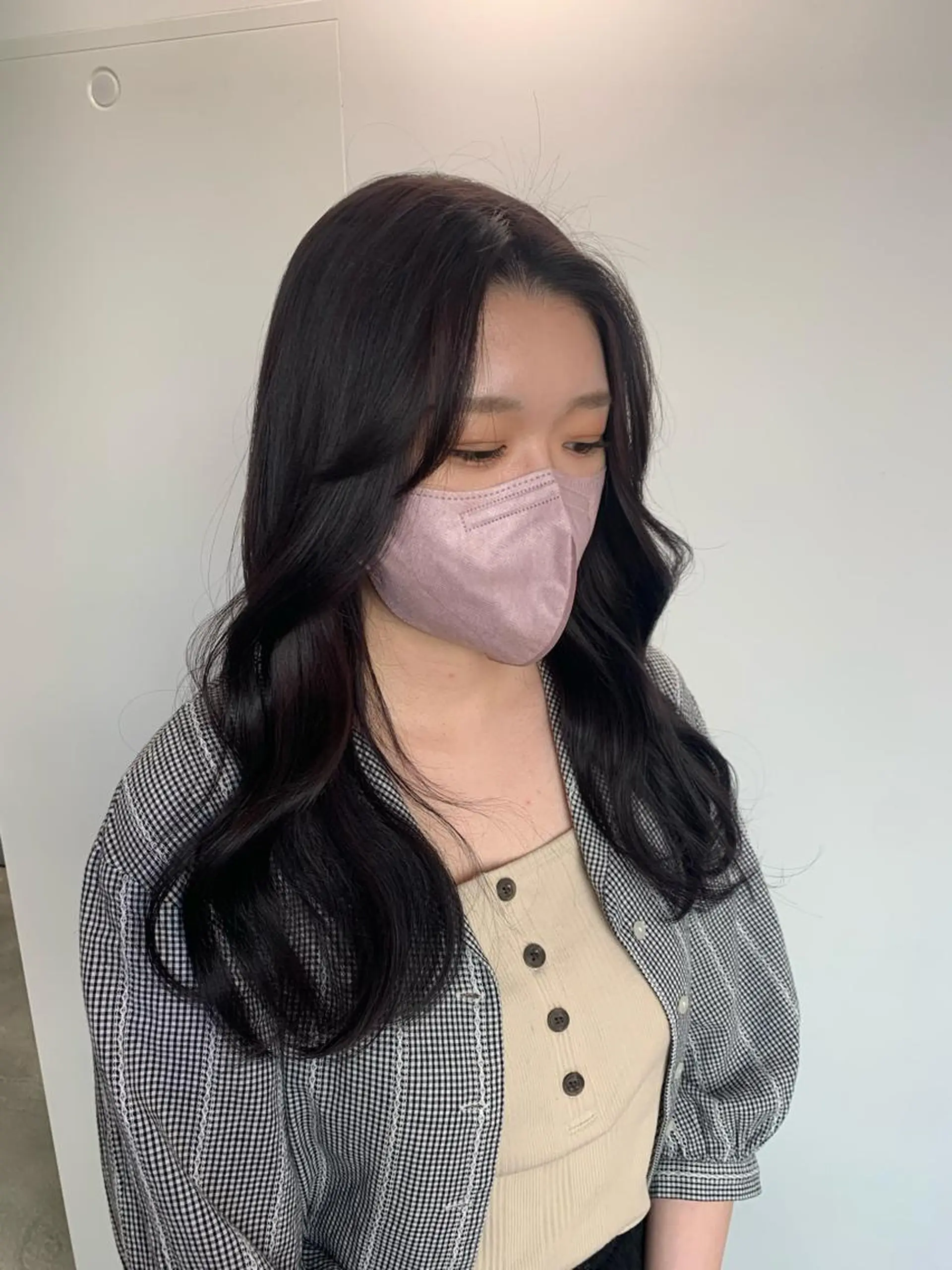 ロング カラー ヘアアレンジ 新宿♥ハッシュカット 中韓ヘア♥Unaのヘアスタイル
