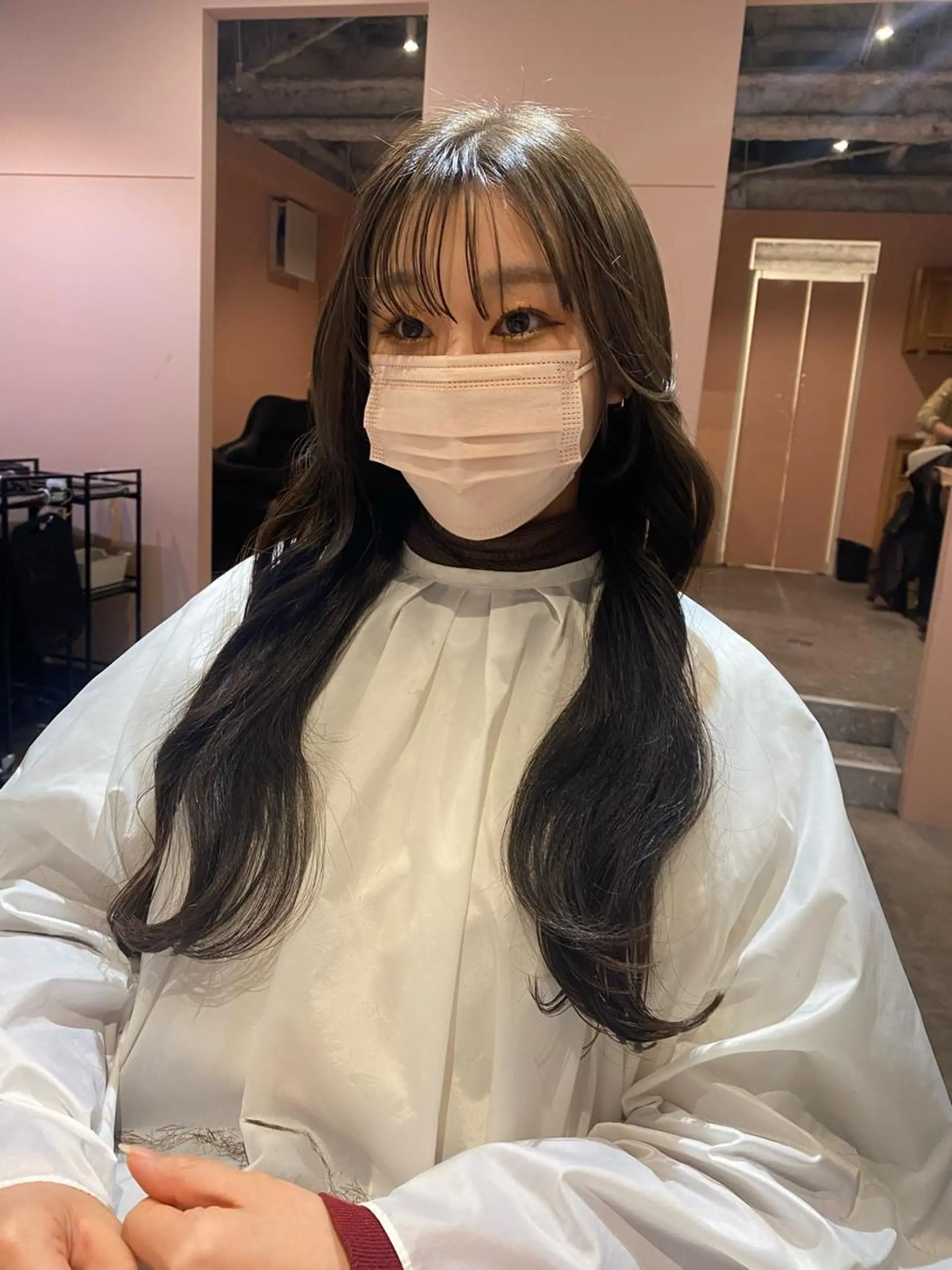 ロング カラー 韓国風ヘア レイヤーカット LATTE  渋谷所属・♡レイヤーカット れお♡のヘアスタイル