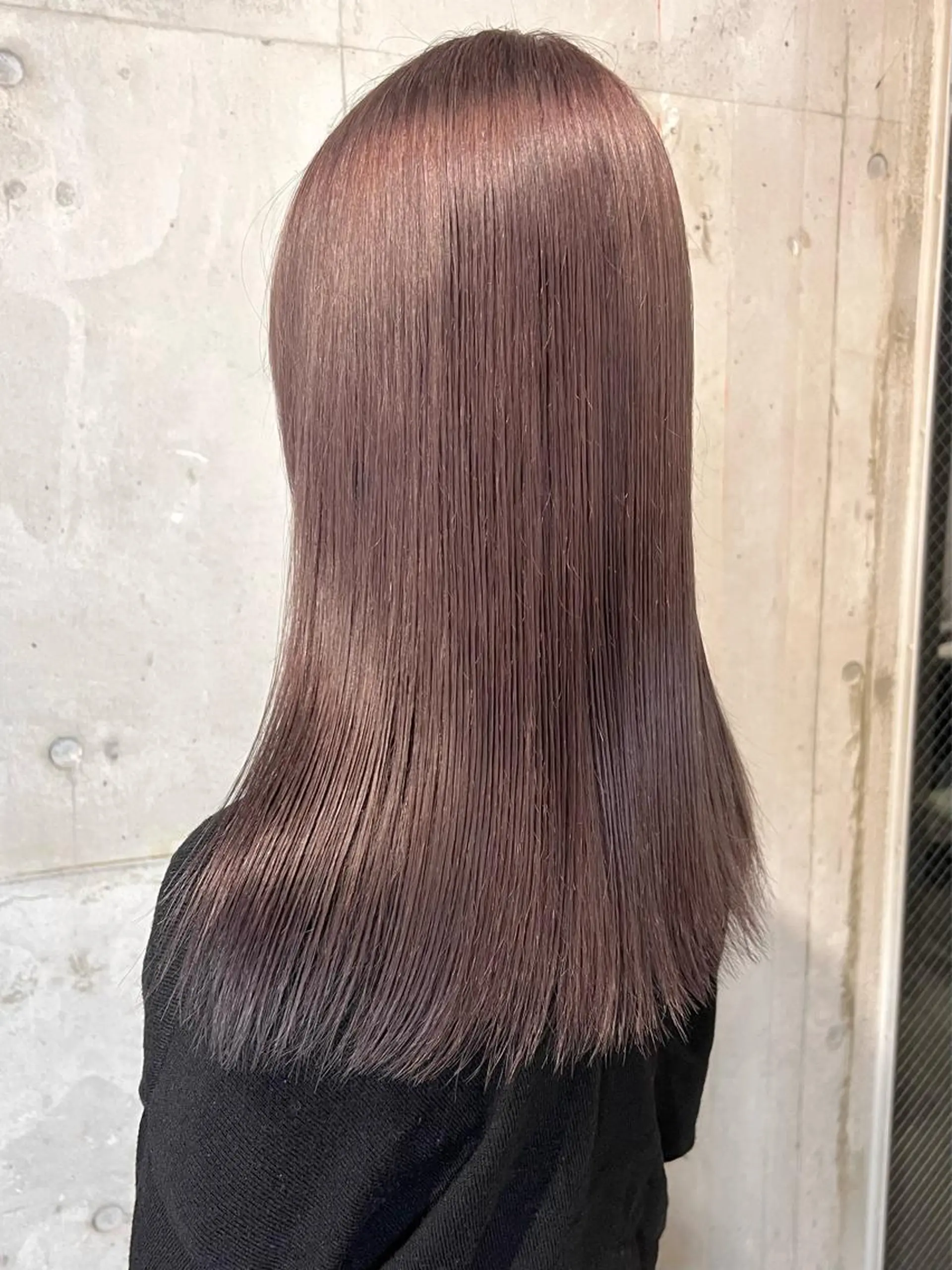 ロング カラー ヘアアレンジ ラベンダーカラー ヘアカラー トリートメント lani 天神大名/ブリーチのヘアスタイル