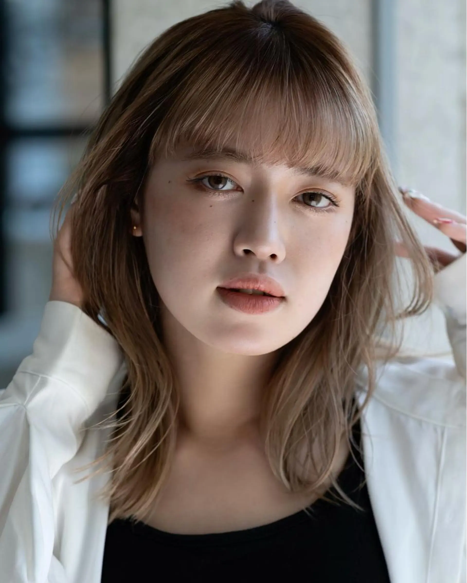 ミディアム カラー 🎀ハイトーン/レイ ヤー/Reina🎀のヘアスタイル