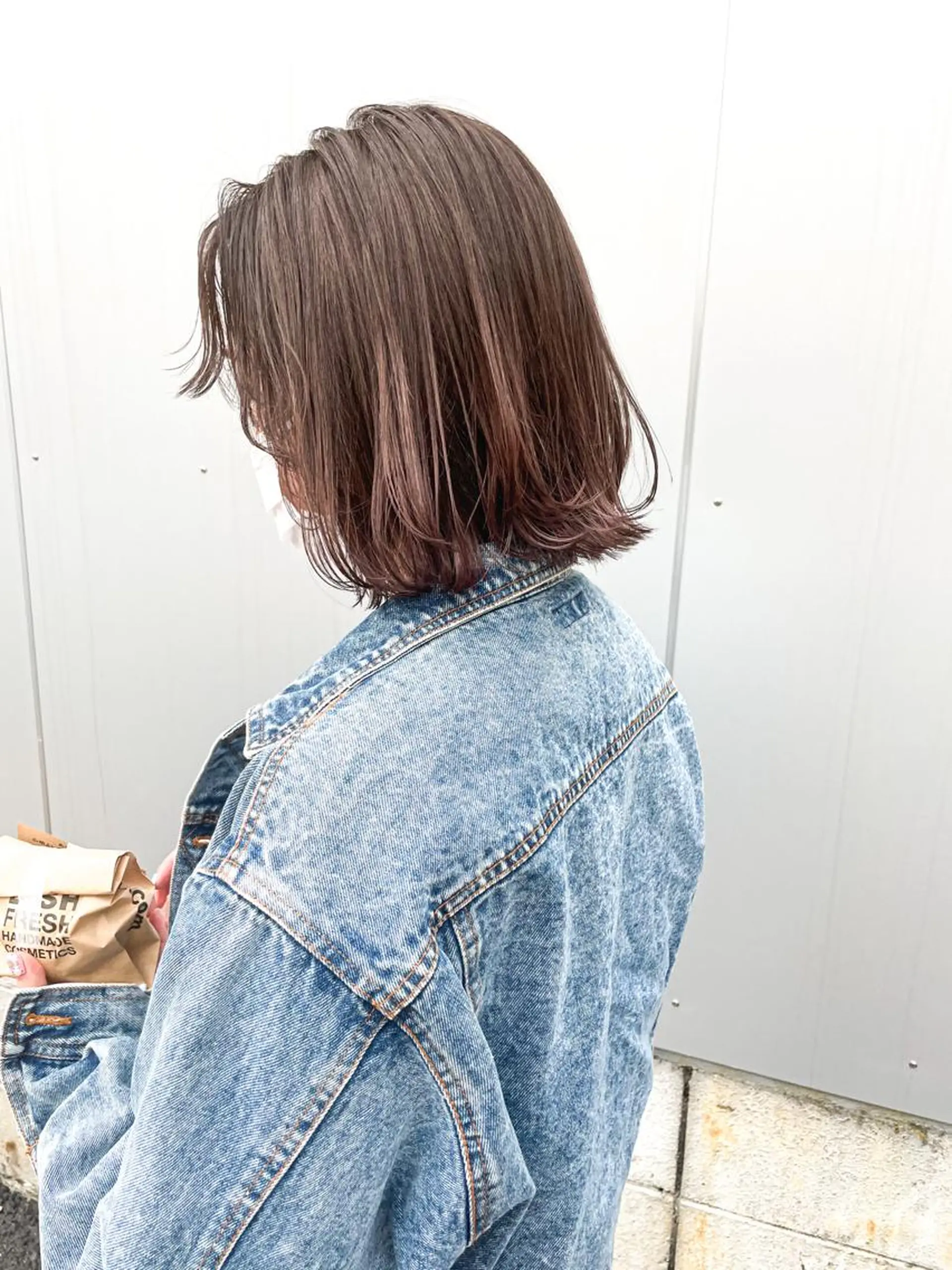ミディアム カラー 切りっぱなしボブ ブラウンカラー ナチュラルブラウン ボブ カット ヘアカラー ✨カラー支持No.1 🧸ワキ カナコ🧸のヘアスタイル