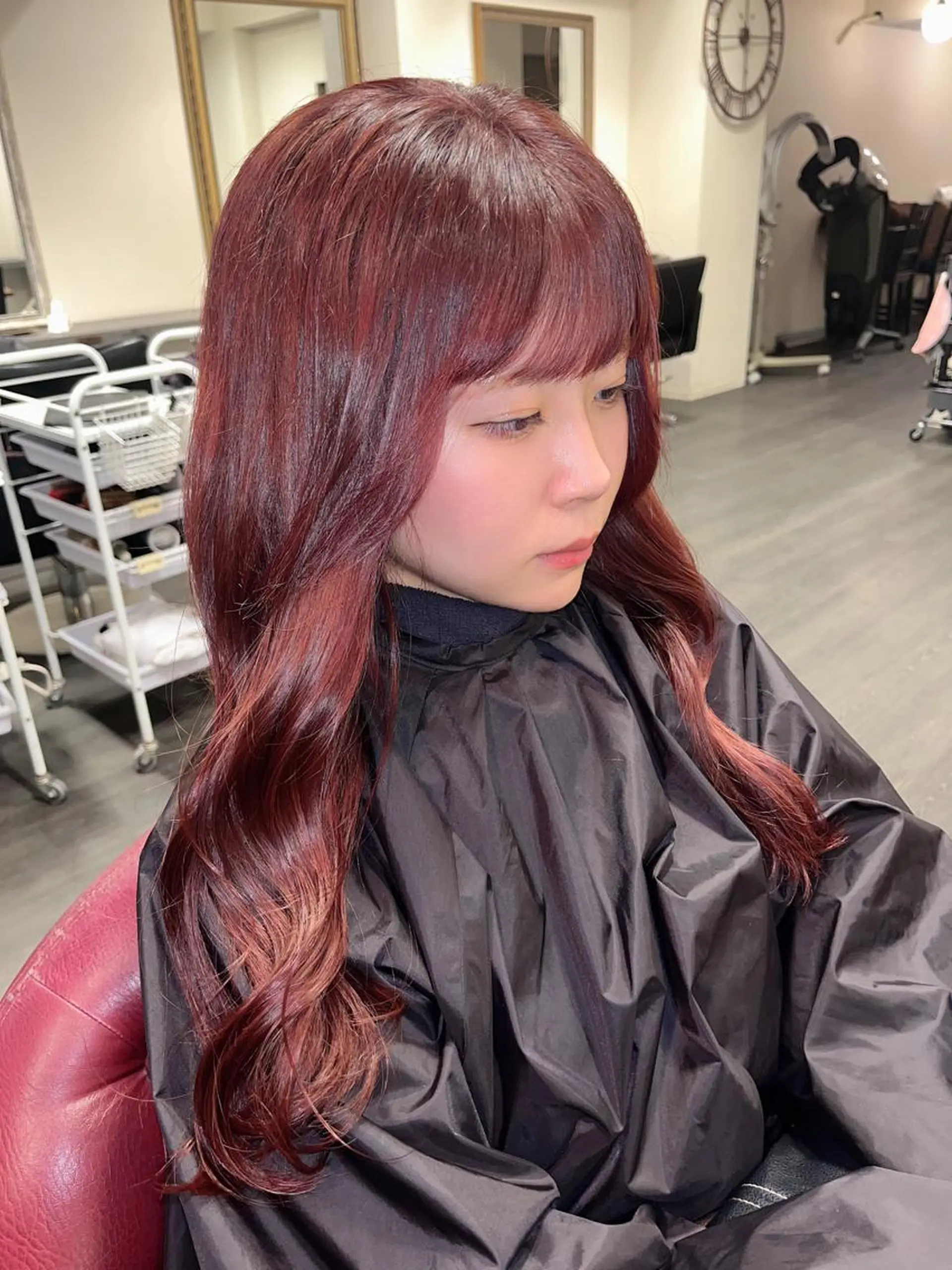 ロング カラー ヘアカラー トリートメント Hair&Makeup Ke' International　神楽坂所属・坂庭 千風のヘアスタイル