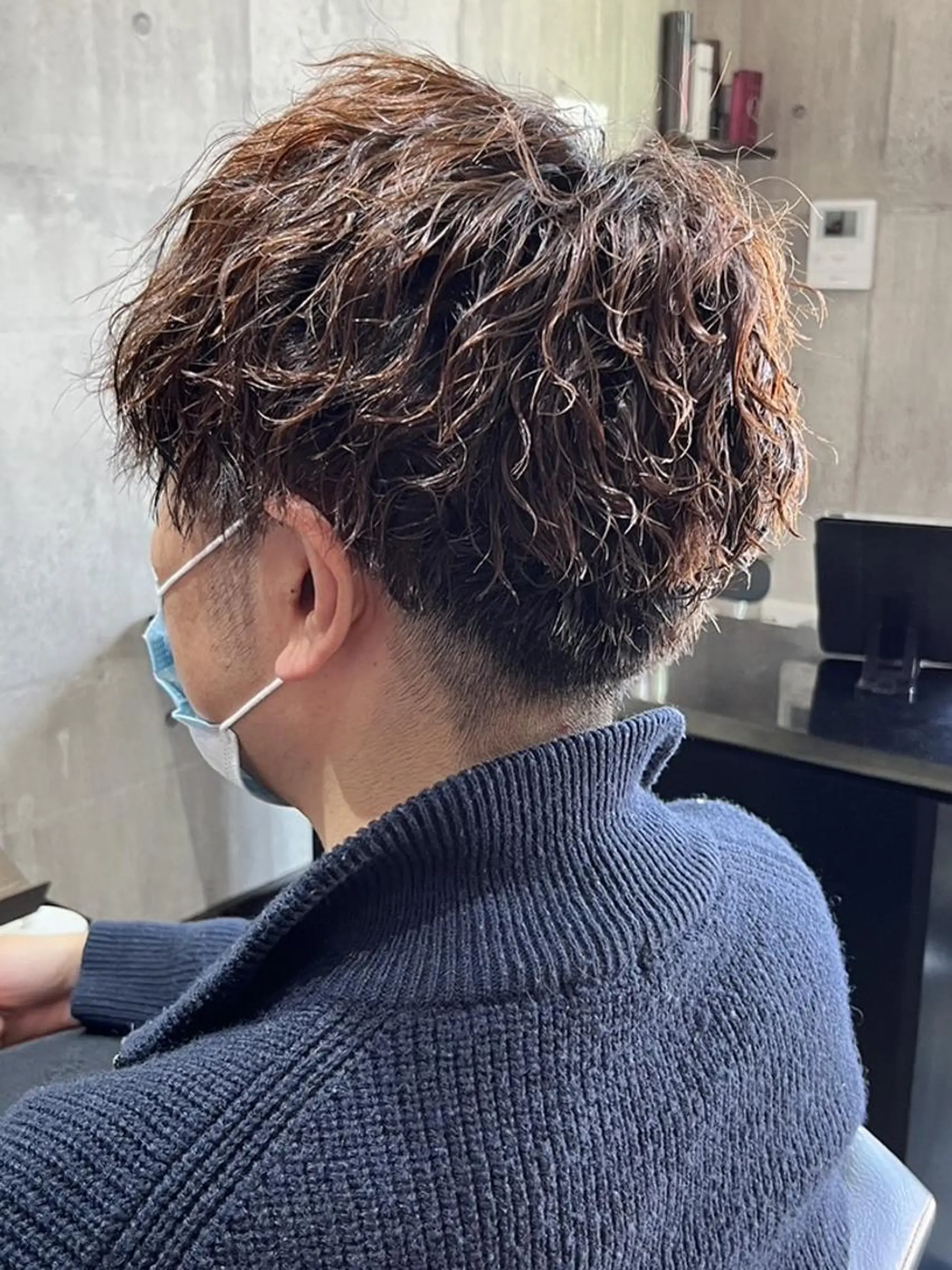 メンズ パーマ 高橋嵐 プラスイズムヴェレンのヘアスタイル