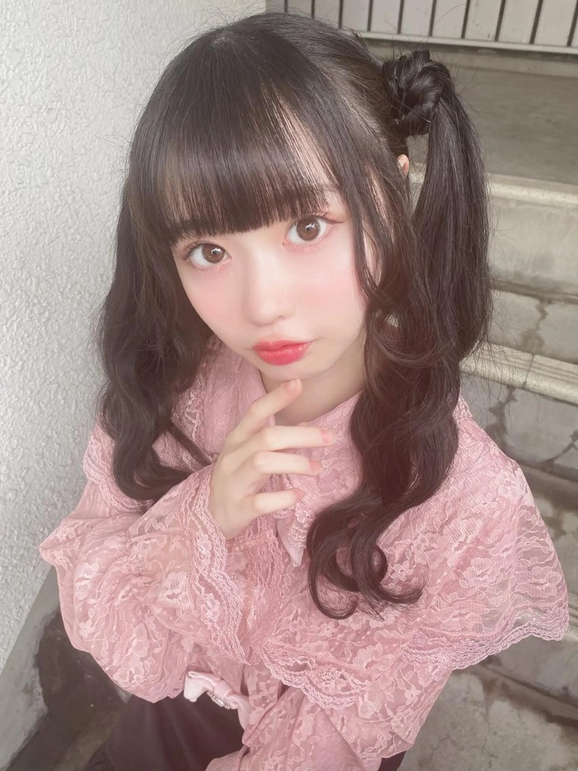ロング ヘアアレンジ ツインテール ヘアセット 💖透明感カラー💖 坂本万由子のヘアスタイル