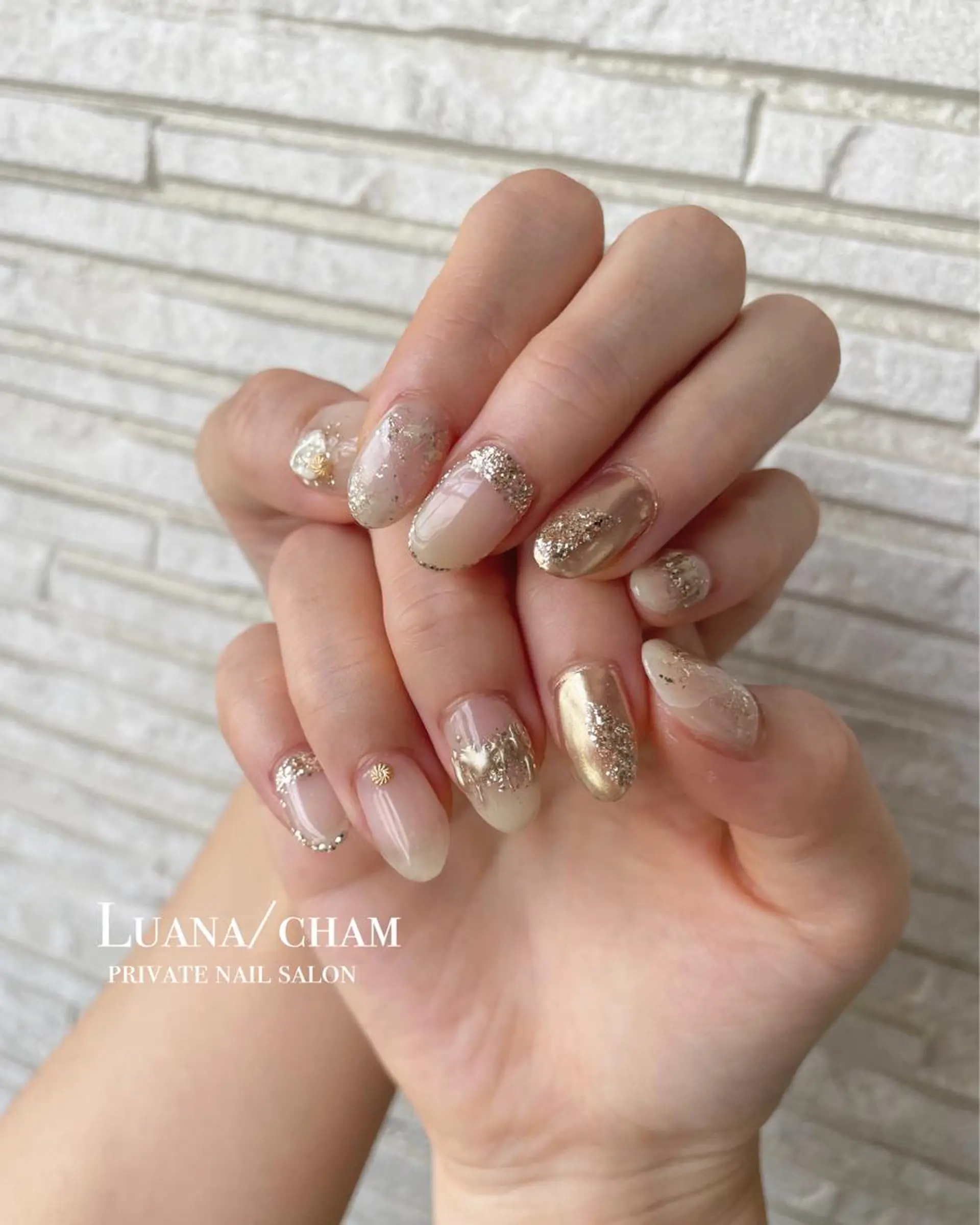 ショート ネイル ハンドネイル nail salon neigeのネイルデザイン