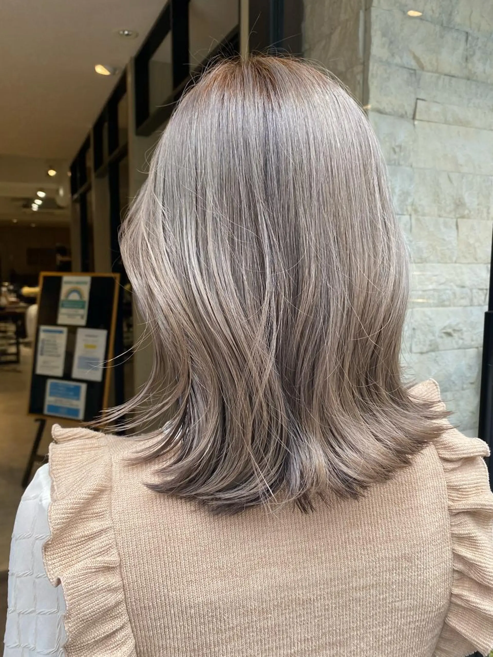 ショート カラー ヘアアレンジ くびれヘア 🌙レイヤー,韓国 ヘア🌙harukaのヘアスタイル