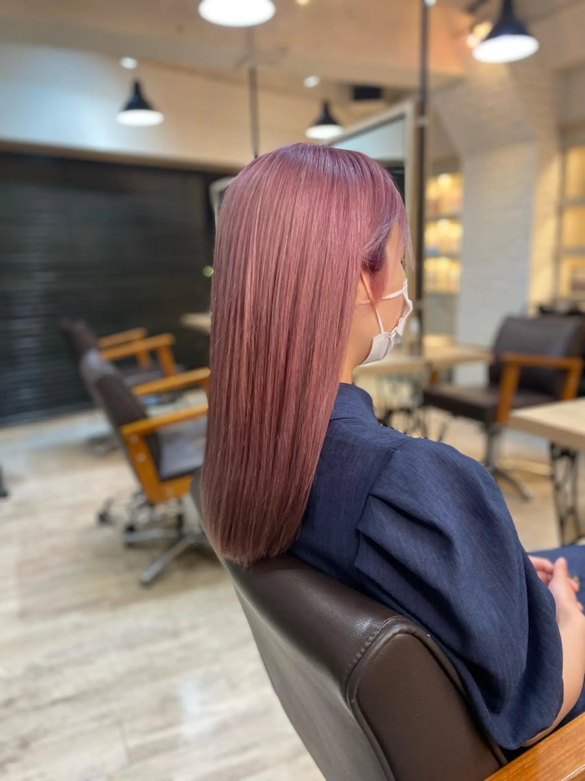 ロング カラー ヘアカラー トリートメント ヨシダ フミノリのヘアスタイル